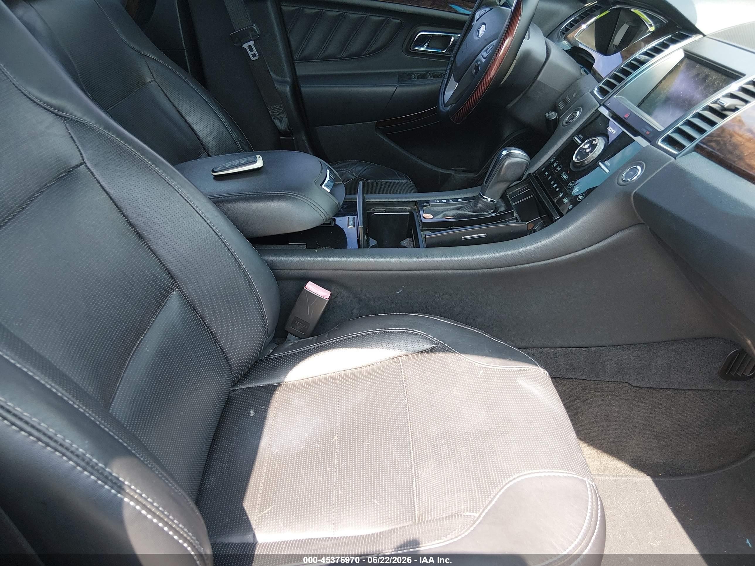 2013 Ford Taurus Limited Black vin: 1FAHP2F87DG200271