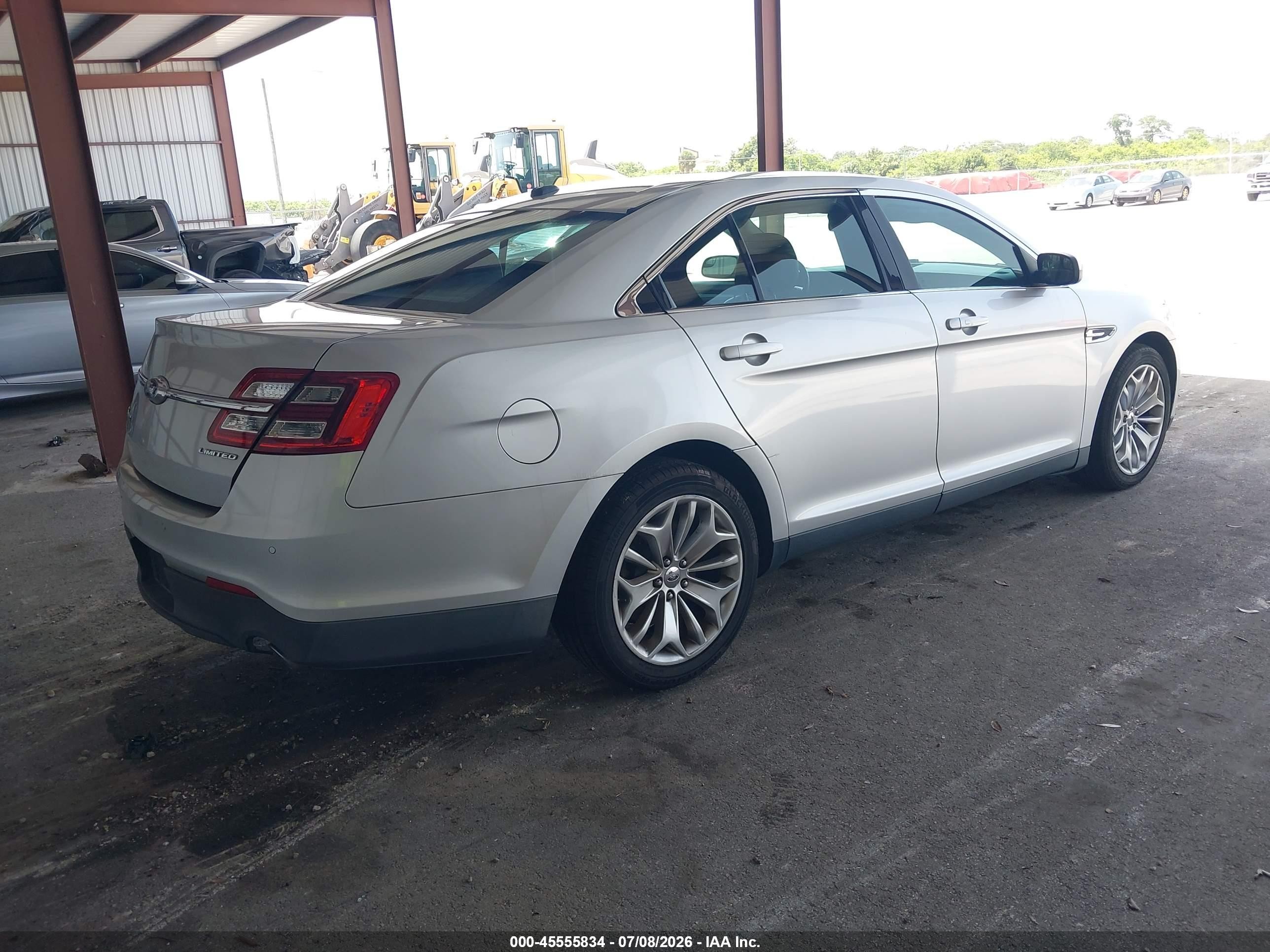 2014 Ford Taurus Limited Silver vin: 1FAHP2F87EG106103