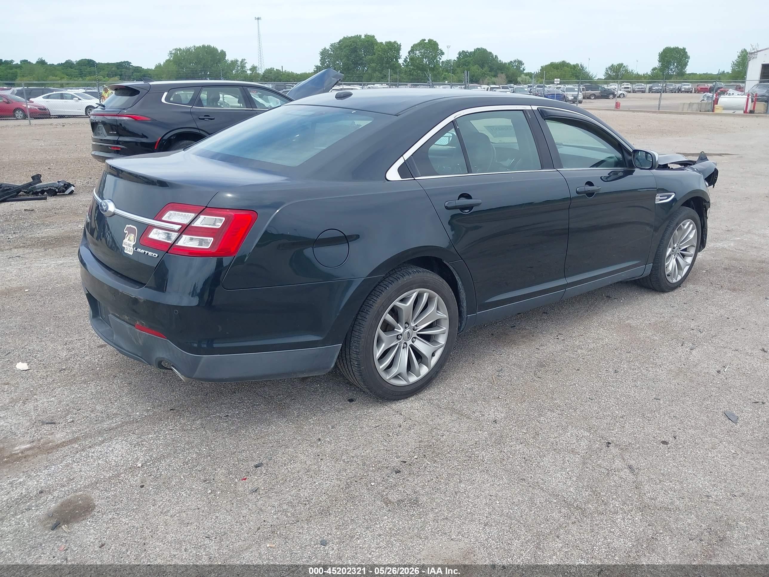 2014 Ford Taurus Limited Black vin: 1FAHP2F87EG115304