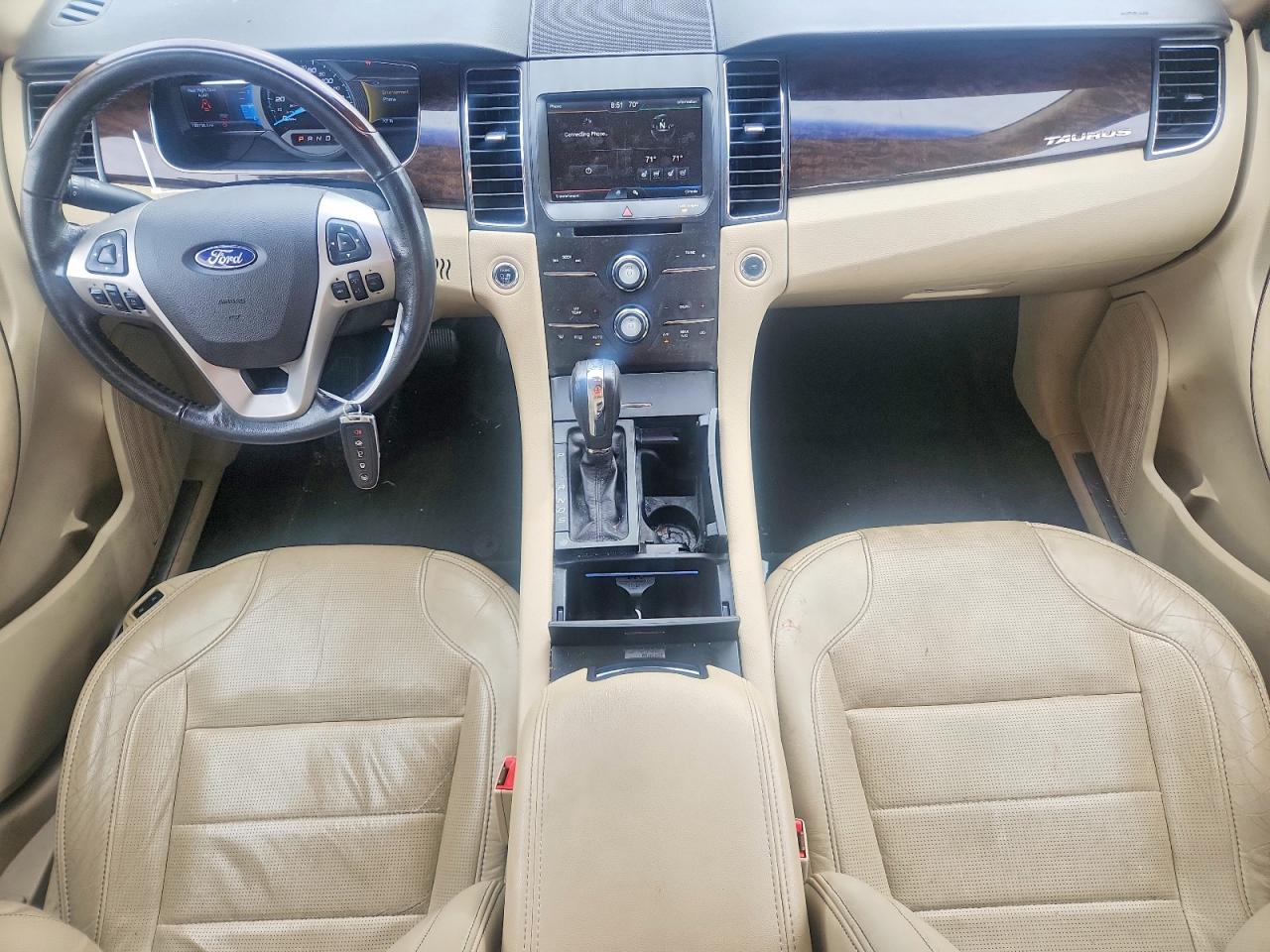 2014 Ford Taurus Limited White vin: 1FAHP2F87EG133334