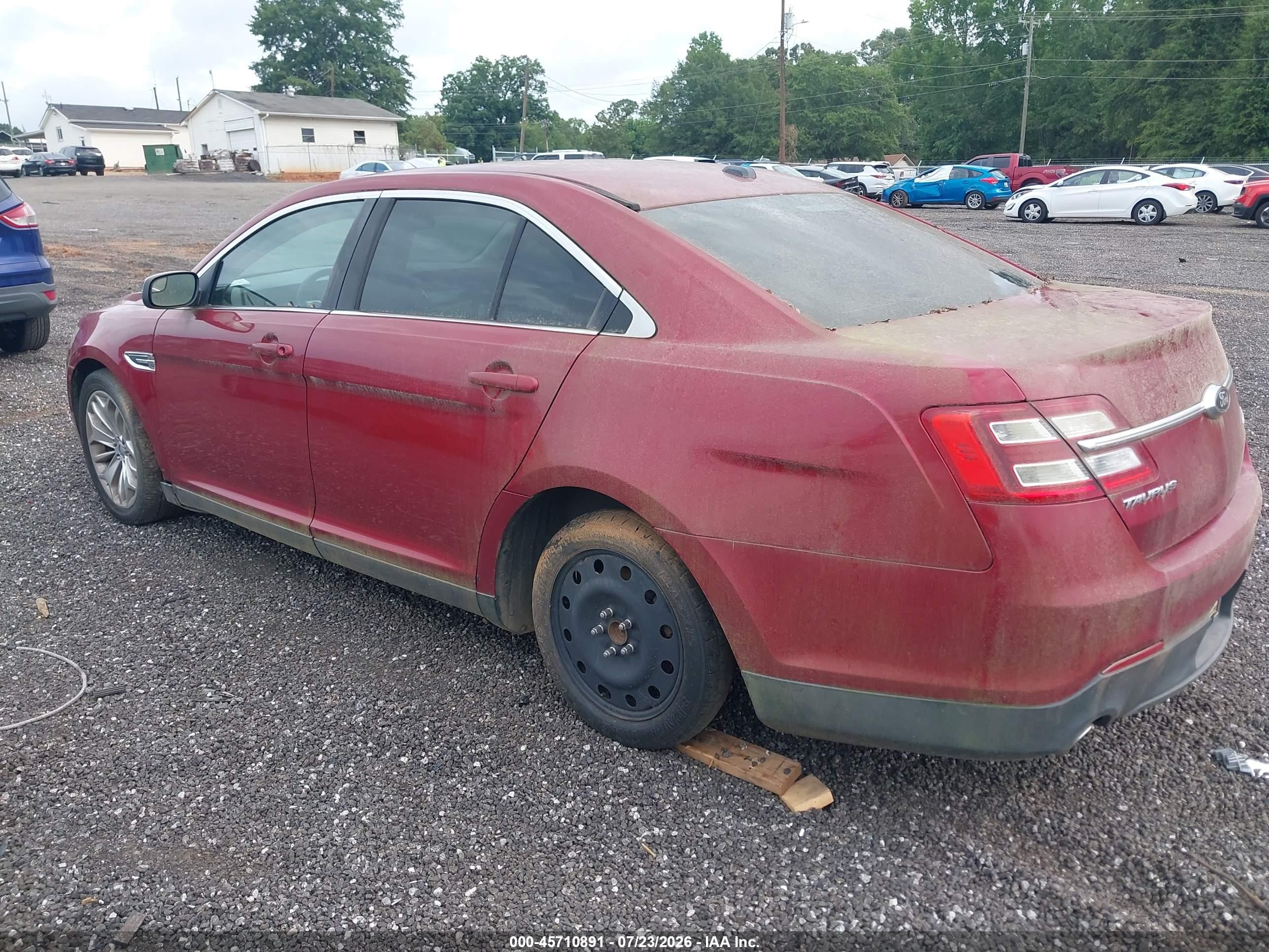 2014 Ford Taurus Limited Red vin: 1FAHP2F87EG176703