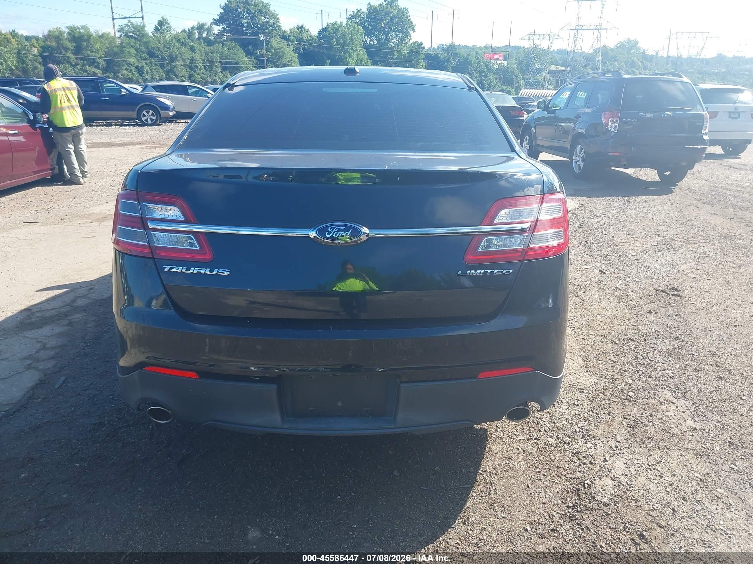 2015 Ford Taurus Limited Black vin: 1FAHP2F87FG104725