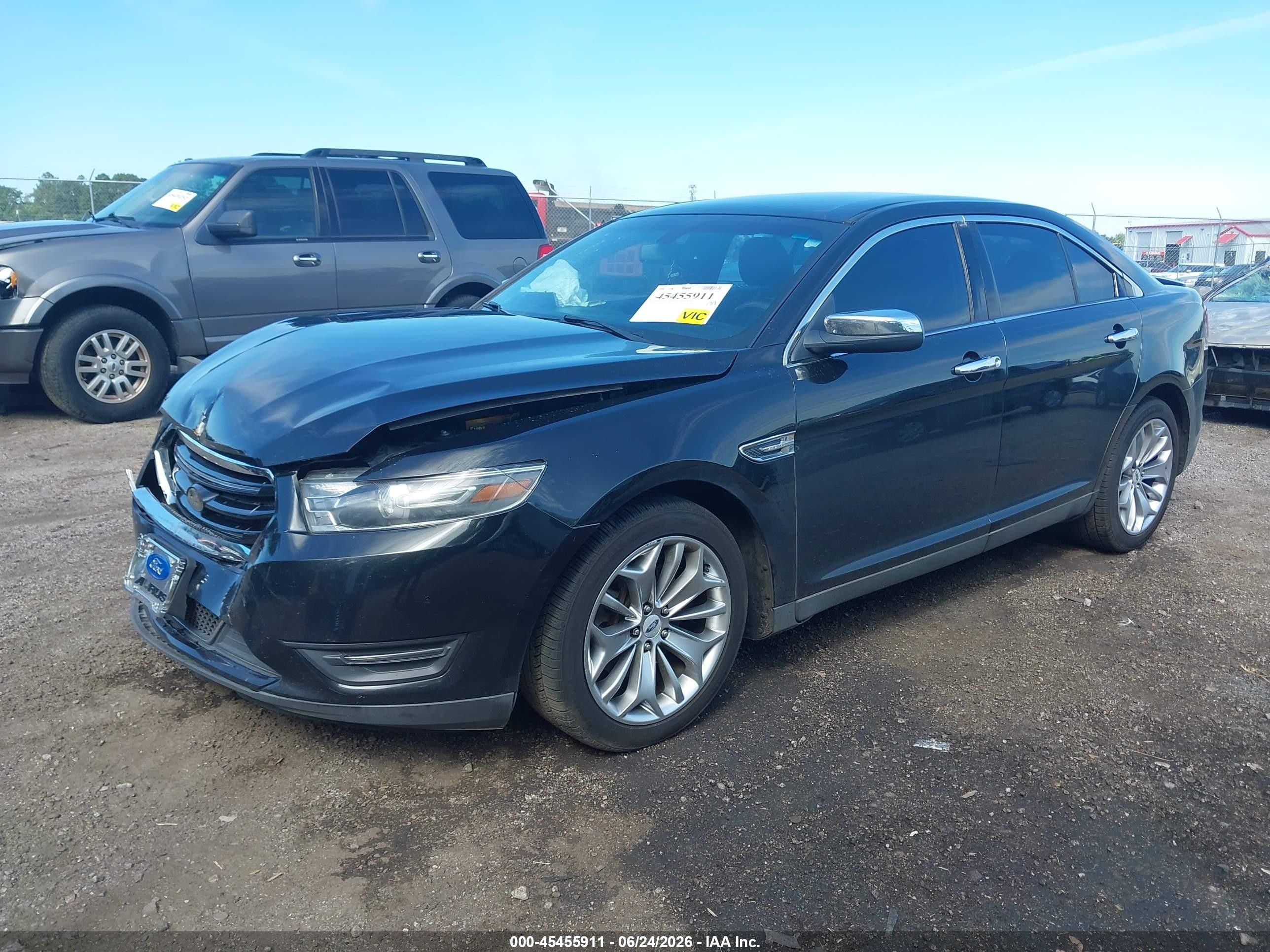 2015 Ford Taurus Limited Black vin: 1FAHP2F87FG127003