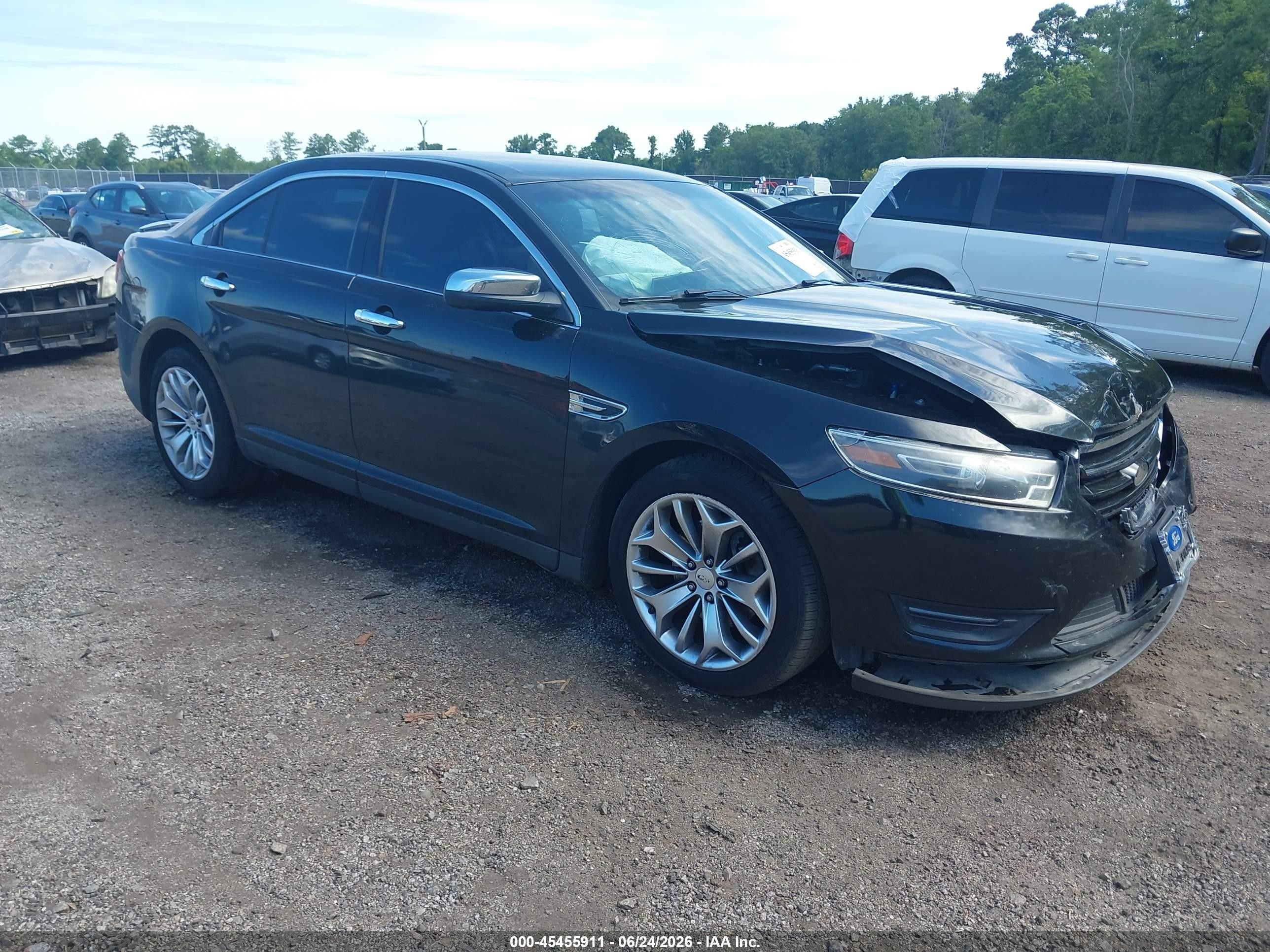 2015 Ford Taurus Limited Black vin: 1FAHP2F87FG127003