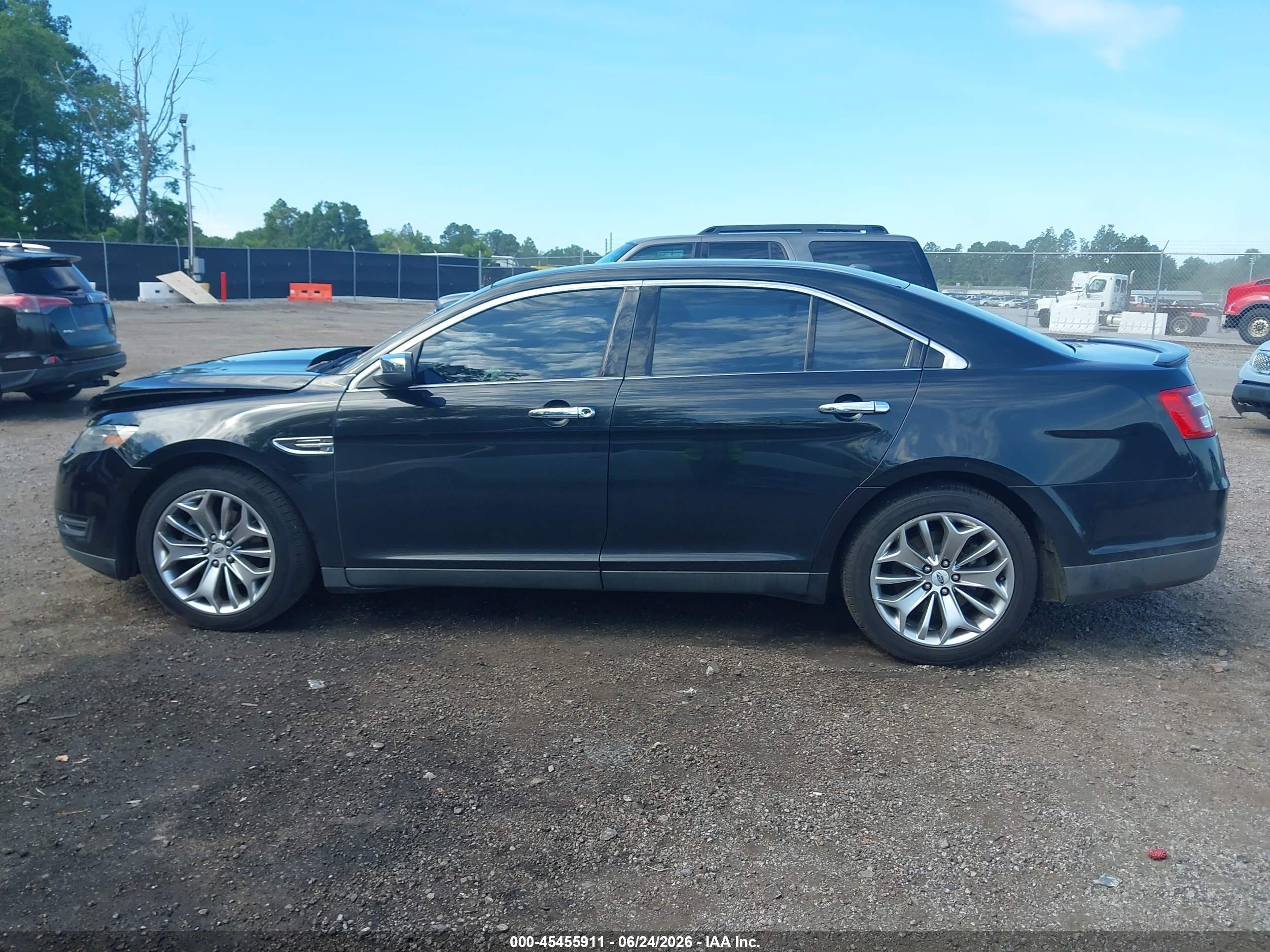 2015 Ford Taurus Limited Black vin: 1FAHP2F87FG127003