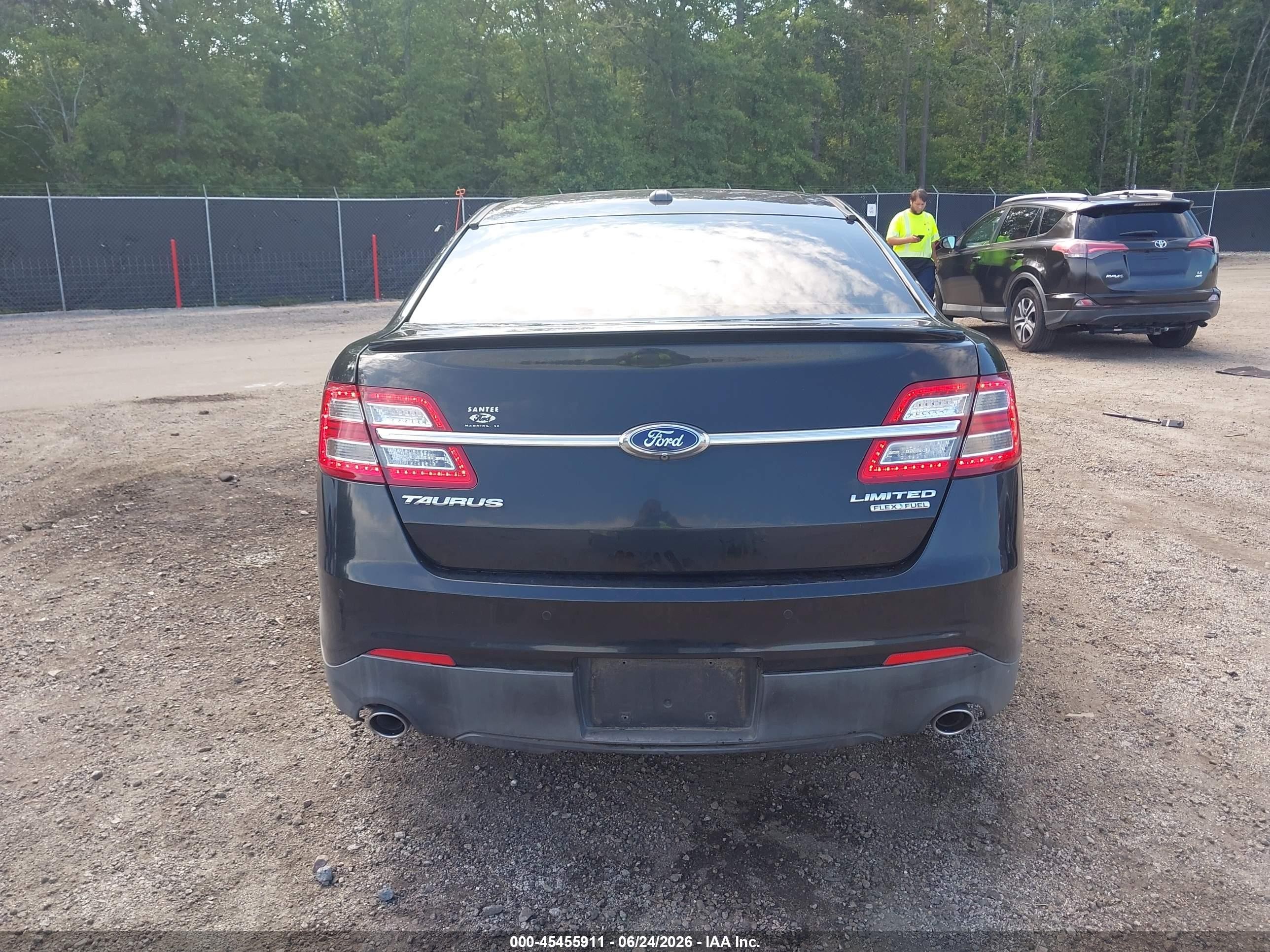2015 Ford Taurus Limited Black vin: 1FAHP2F87FG127003