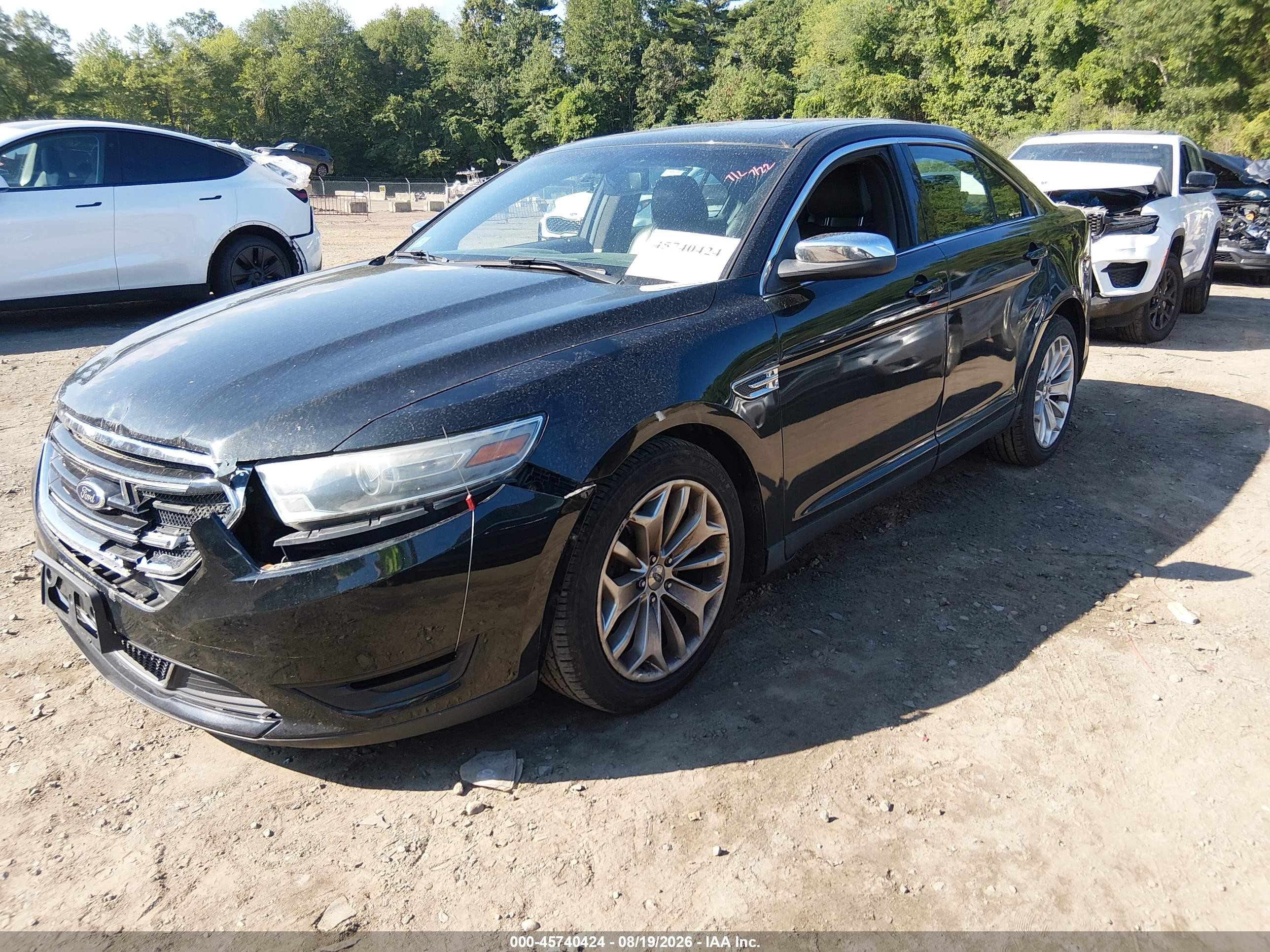2013 Ford Taurus Limited Black vin: 1FAHP2F88DG131395