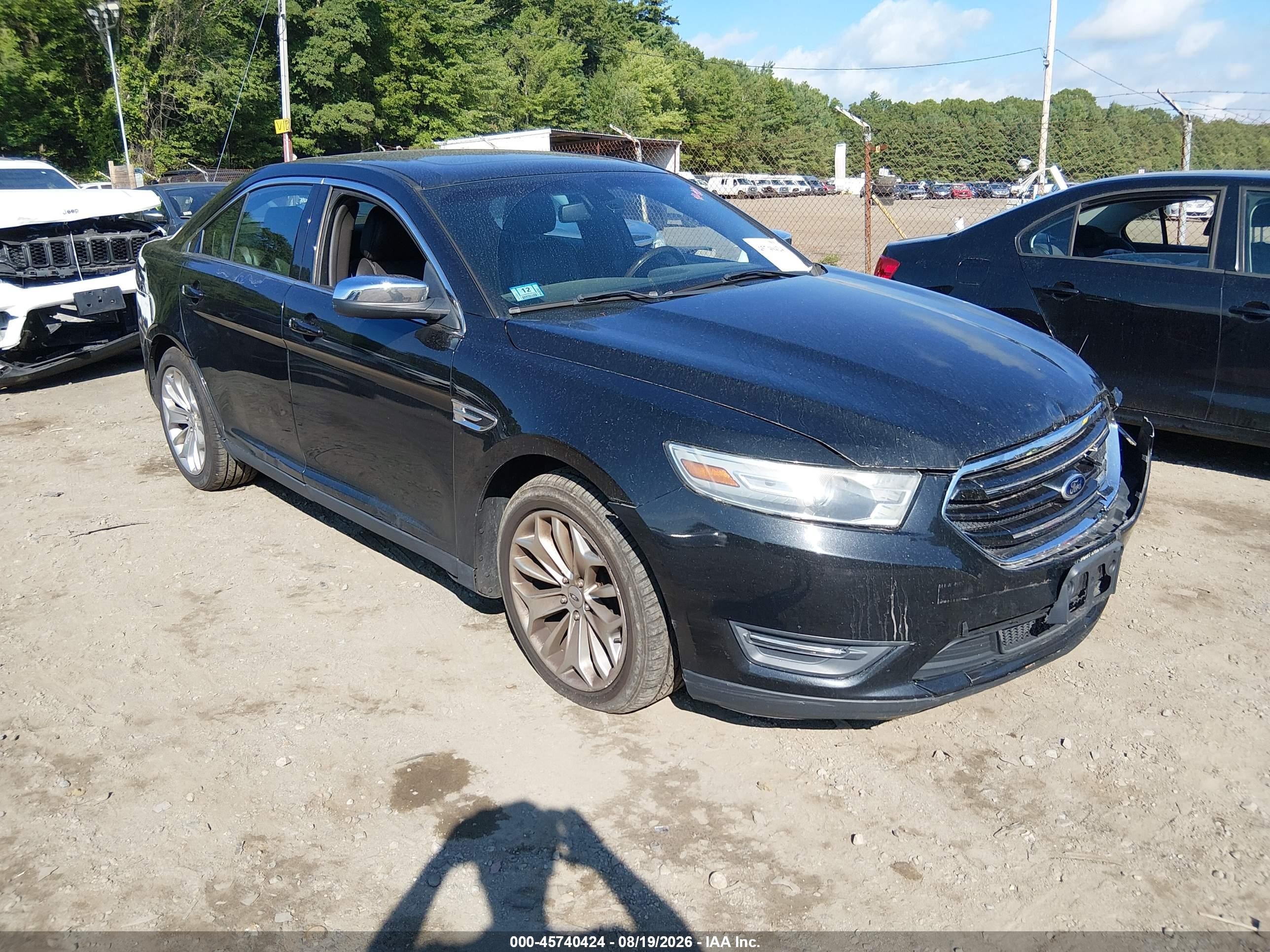 2013 Ford Taurus Limited Black vin: 1FAHP2F88DG131395