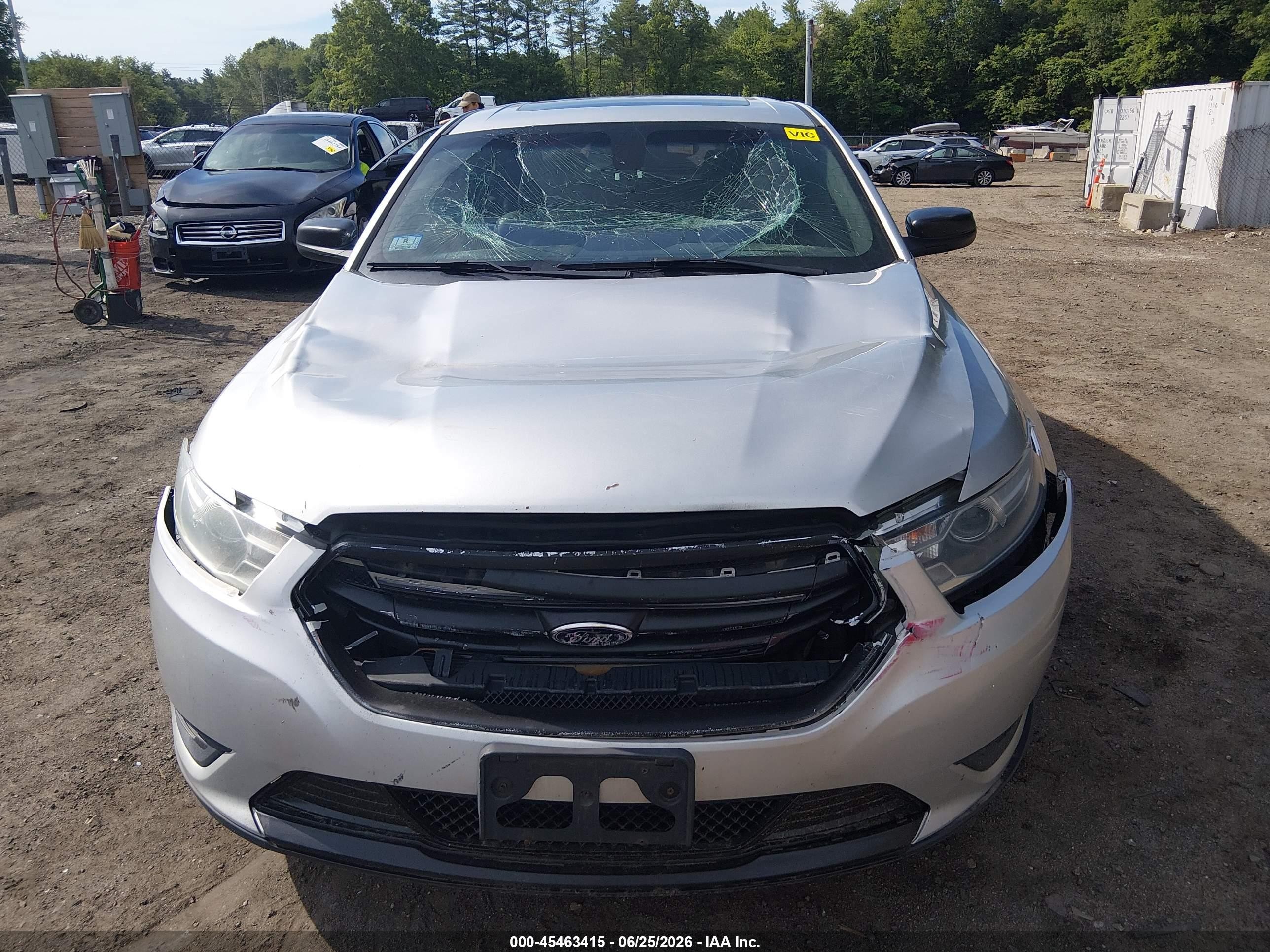 2013 Ford Taurus Limited Silver vin: 1FAHP2F88DG131641
