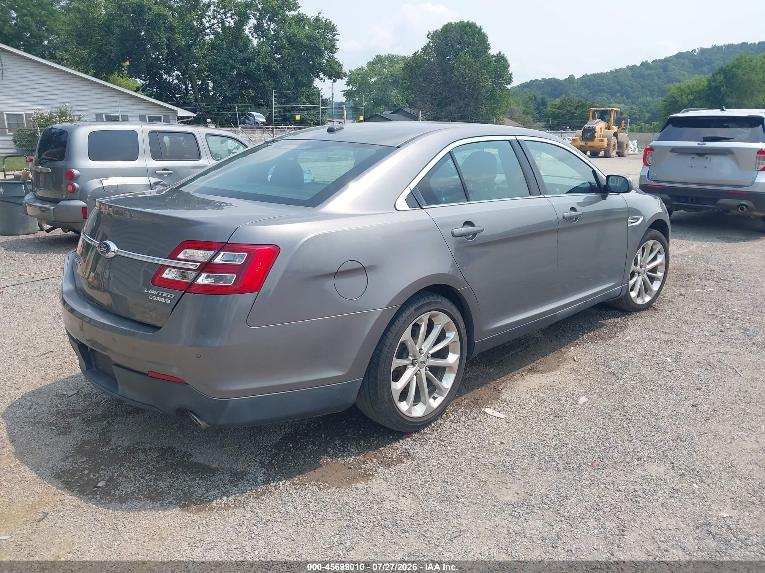2013 Ford Taurus Limited Серый vin: 1FAHP2F88DG133504