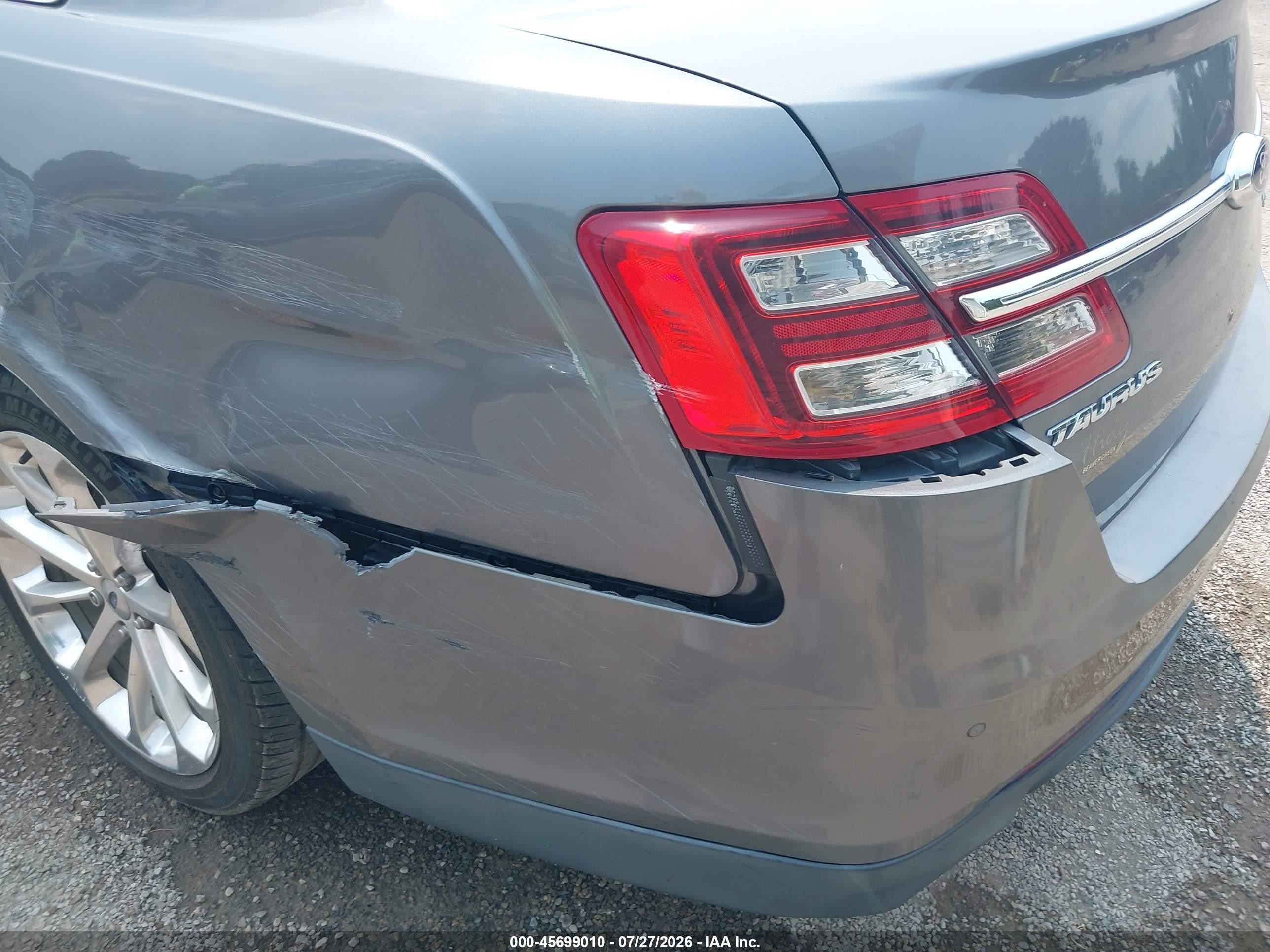 2013 Ford Taurus Limited Серый vin: 1FAHP2F88DG133504