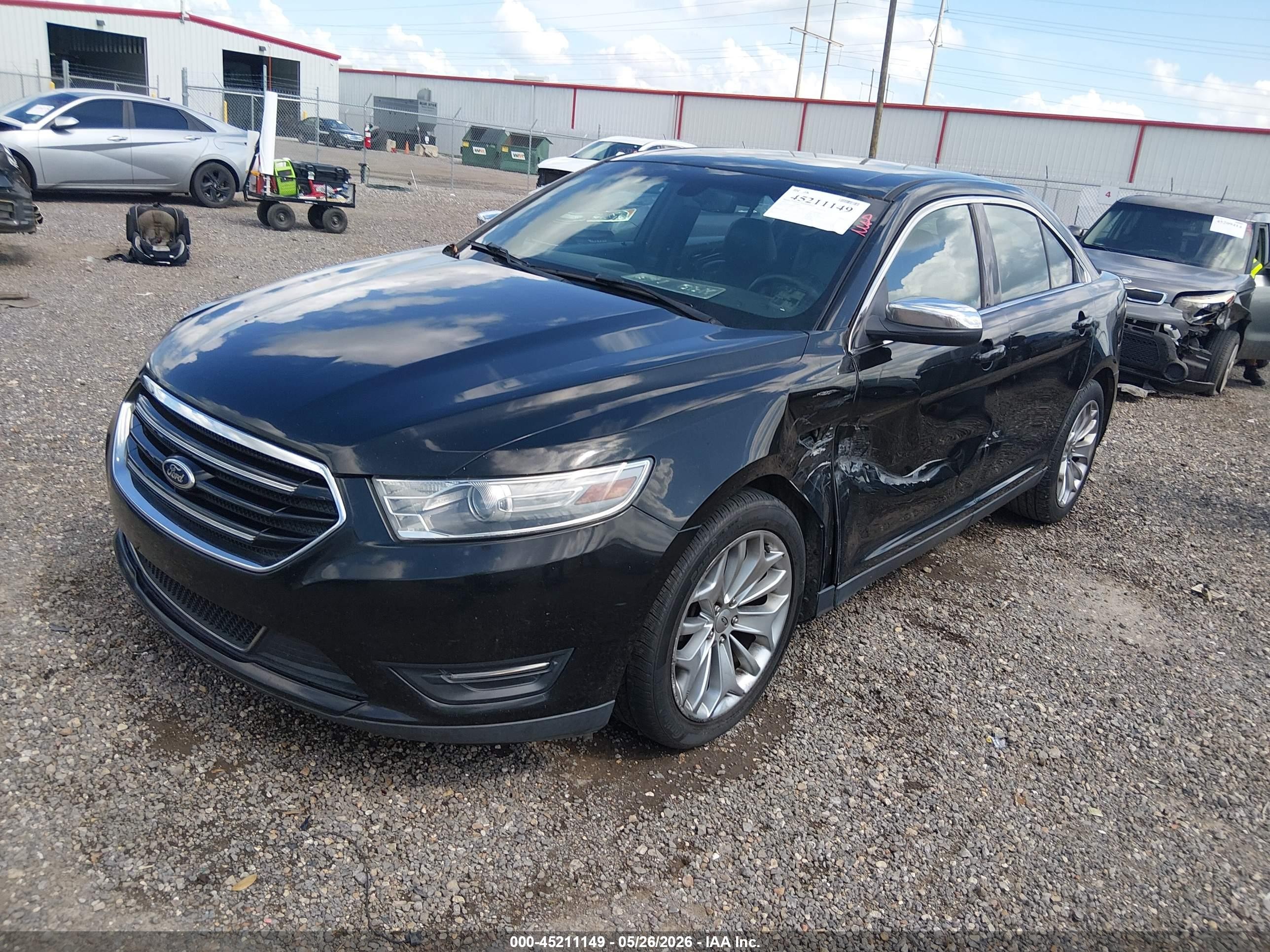 2013 Ford Taurus Limited Black vin: 1FAHP2F88DG206435