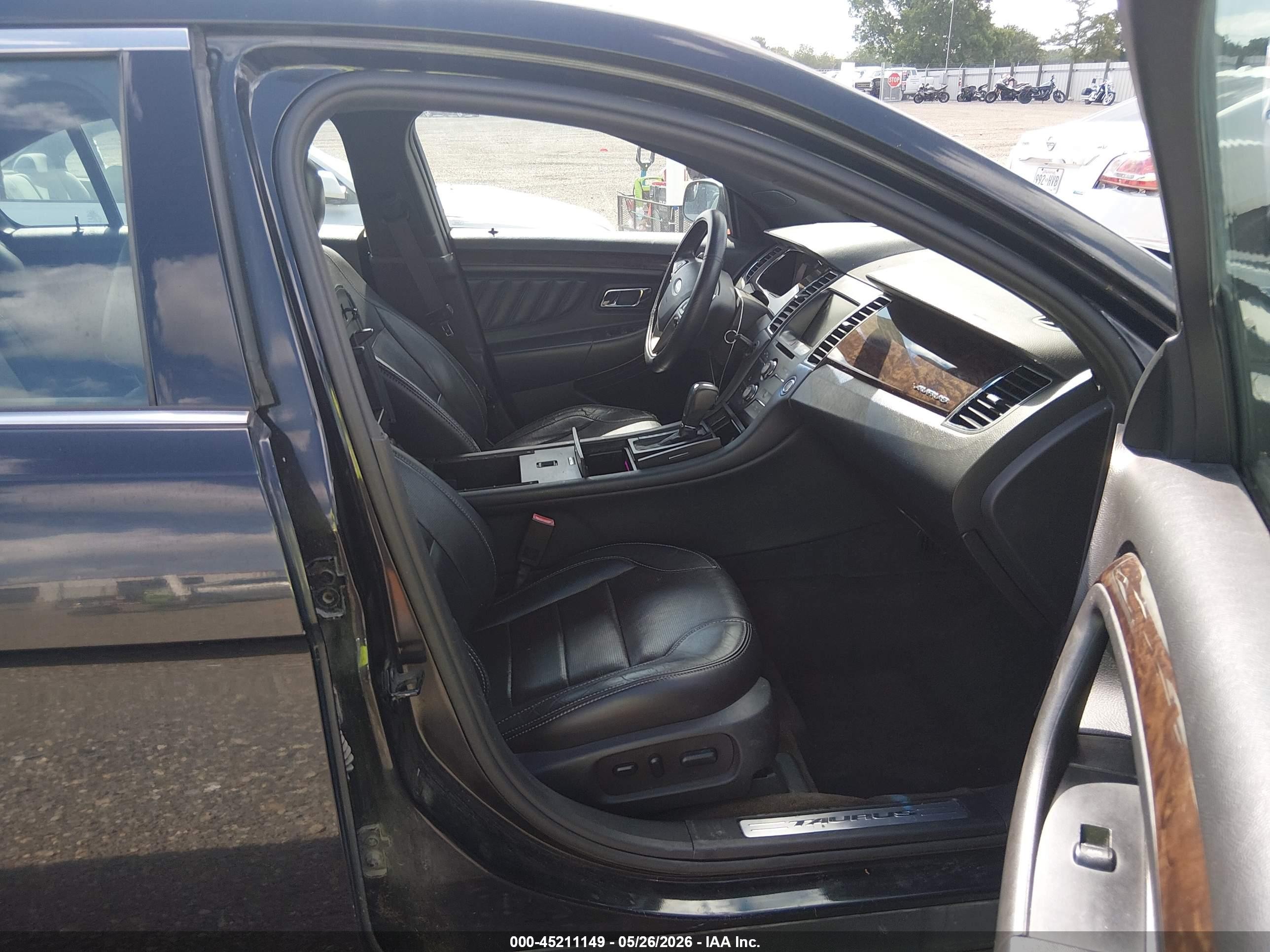 2013 Ford Taurus Limited Black vin: 1FAHP2F88DG206435