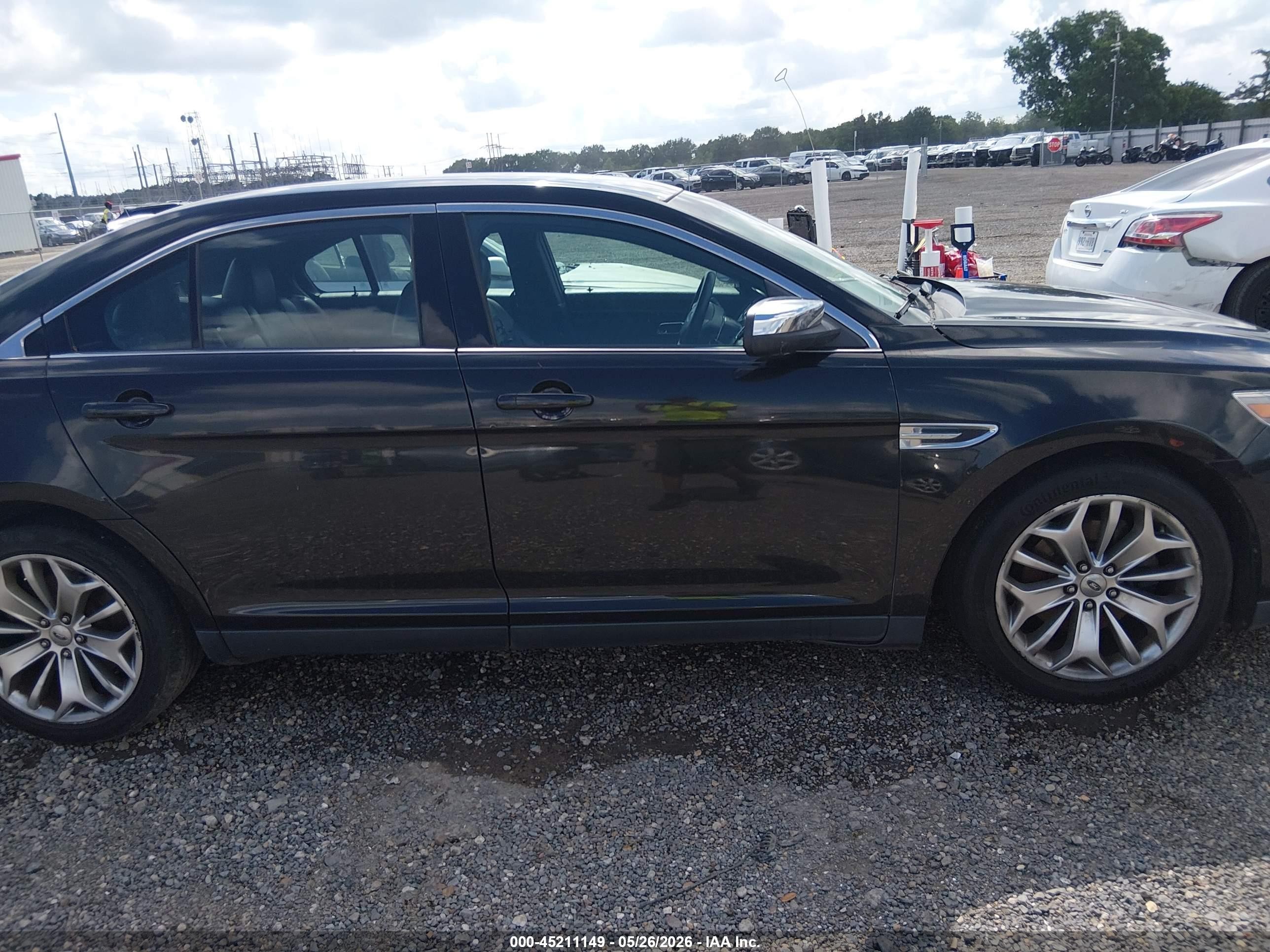 2013 Ford Taurus Limited Black vin: 1FAHP2F88DG206435