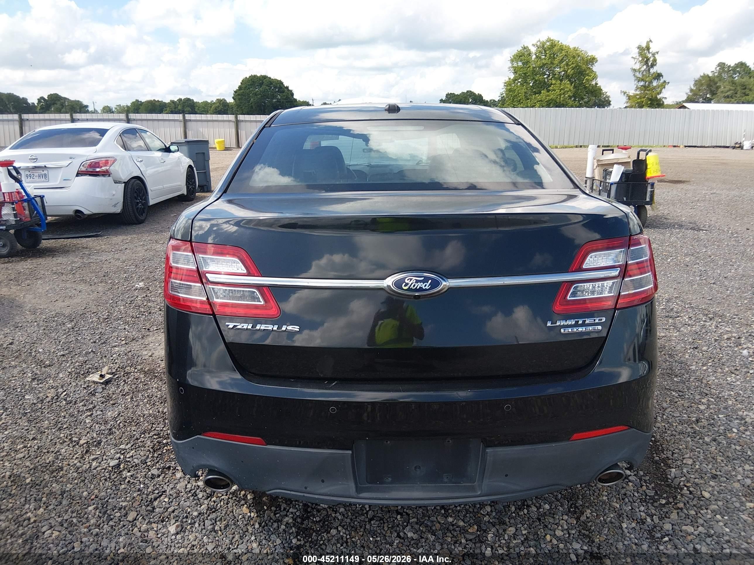 2013 Ford Taurus Limited Black vin: 1FAHP2F88DG206435