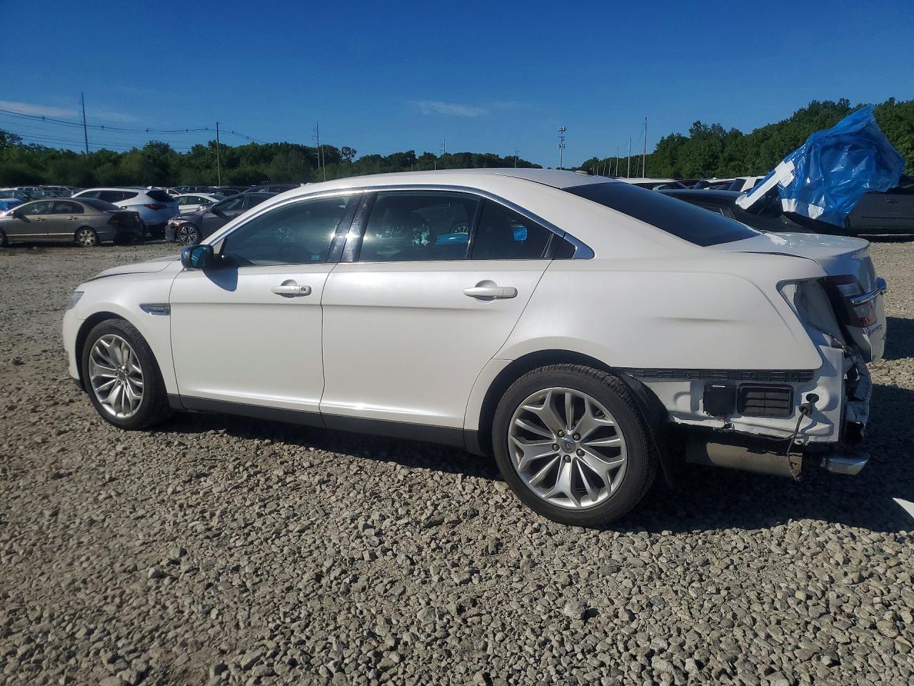 2013 Ford Taurus Limited White vin: 1FAHP2F88DG233036