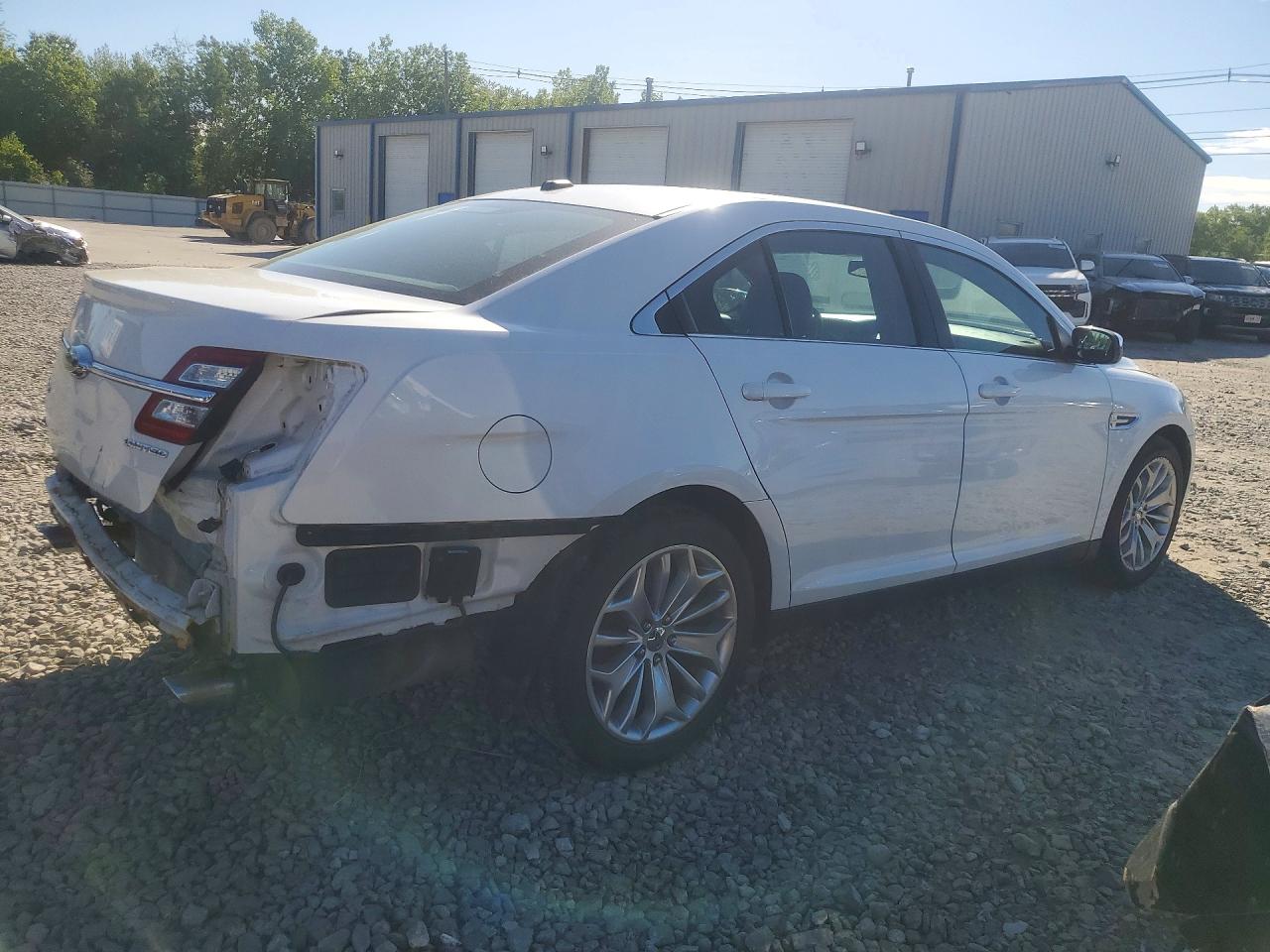 2013 Ford Taurus Limited White vin: 1FAHP2F88DG233036