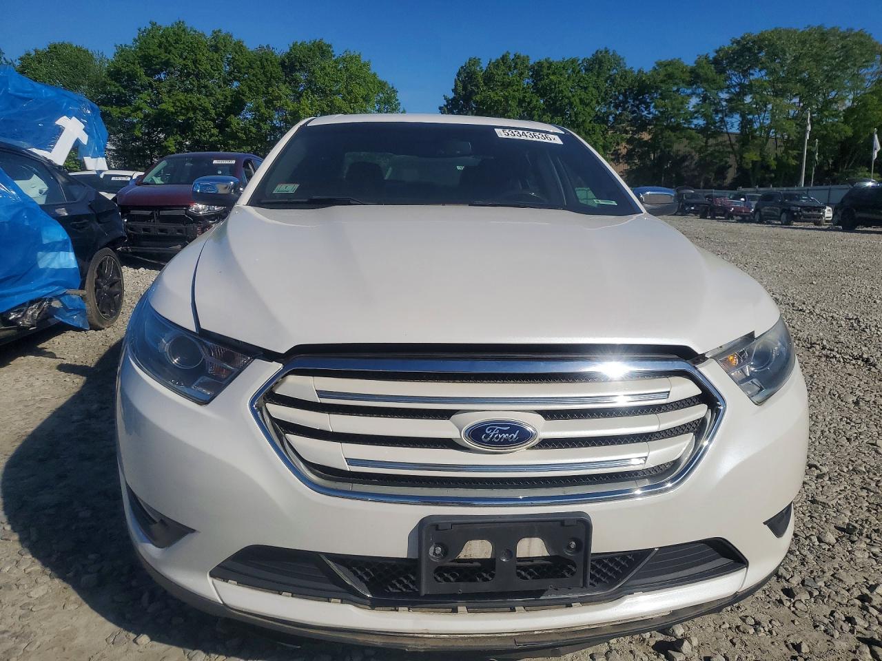 2013 Ford Taurus Limited White vin: 1FAHP2F88DG233036