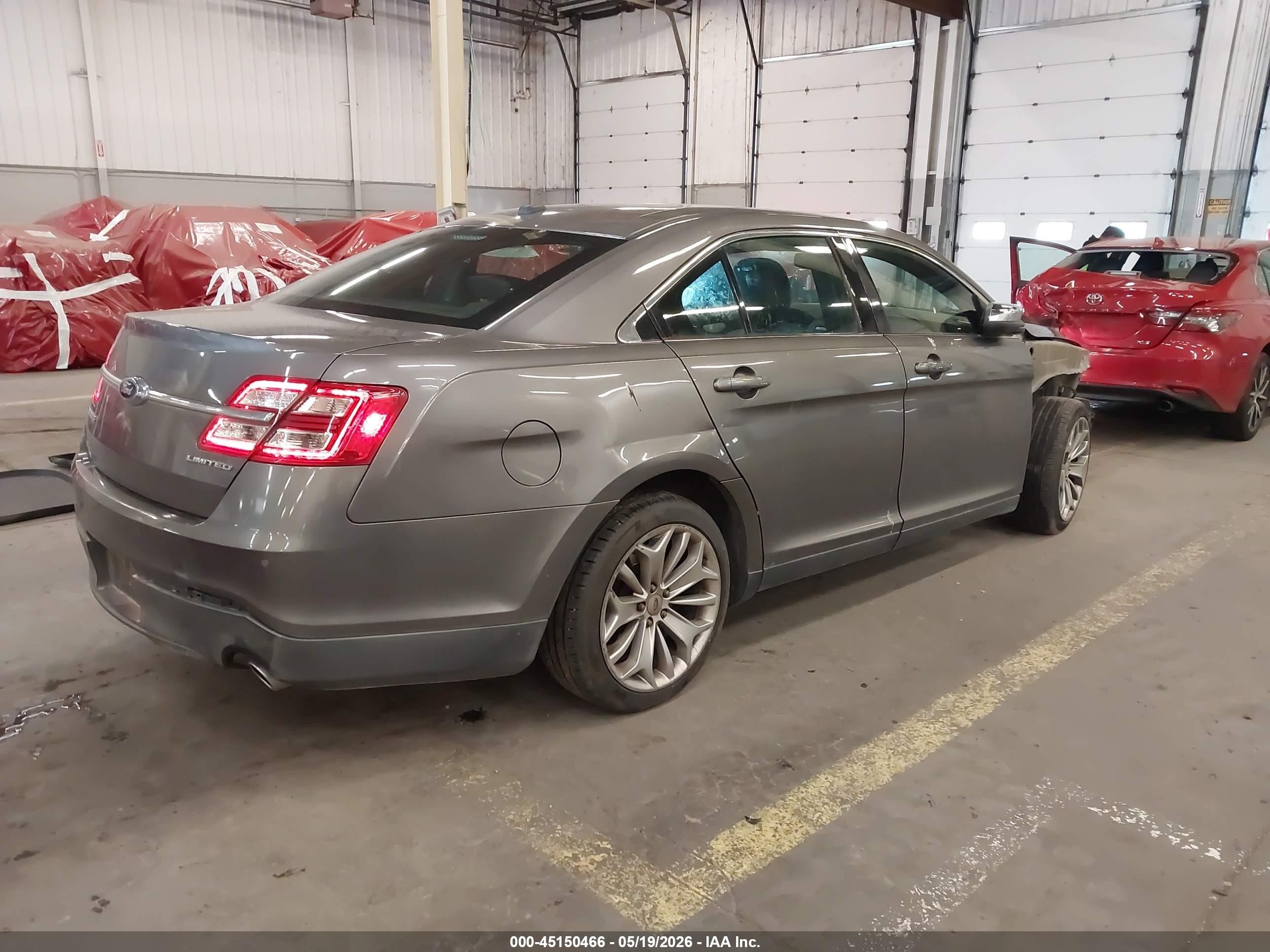 2014 Ford Taurus Limited Gray vin: 1FAHP2F88EG115456