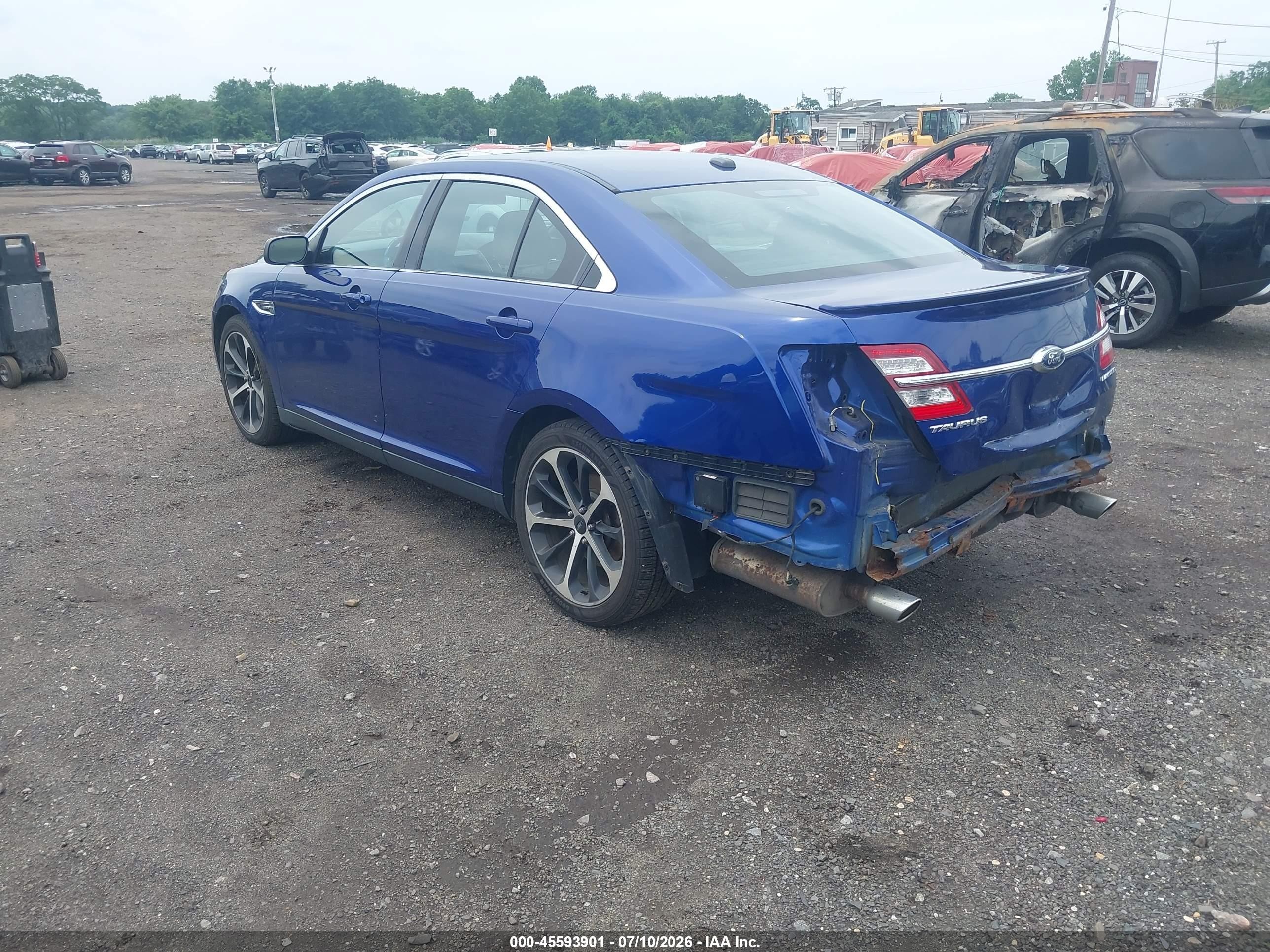2014 Ford Taurus Limited Blue vin: 1FAHP2F88EG133438