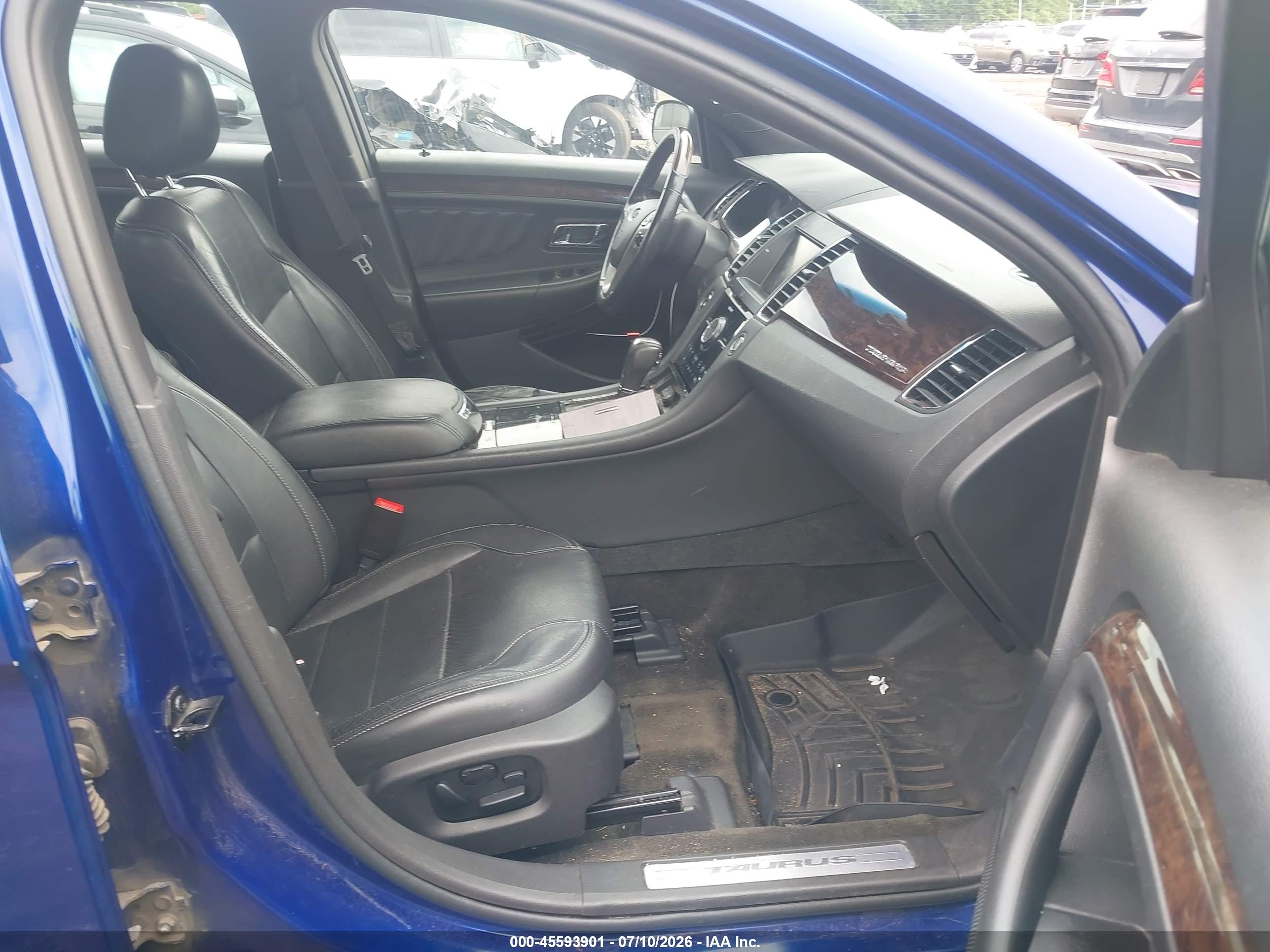 2014 Ford Taurus Limited Blue vin: 1FAHP2F88EG133438