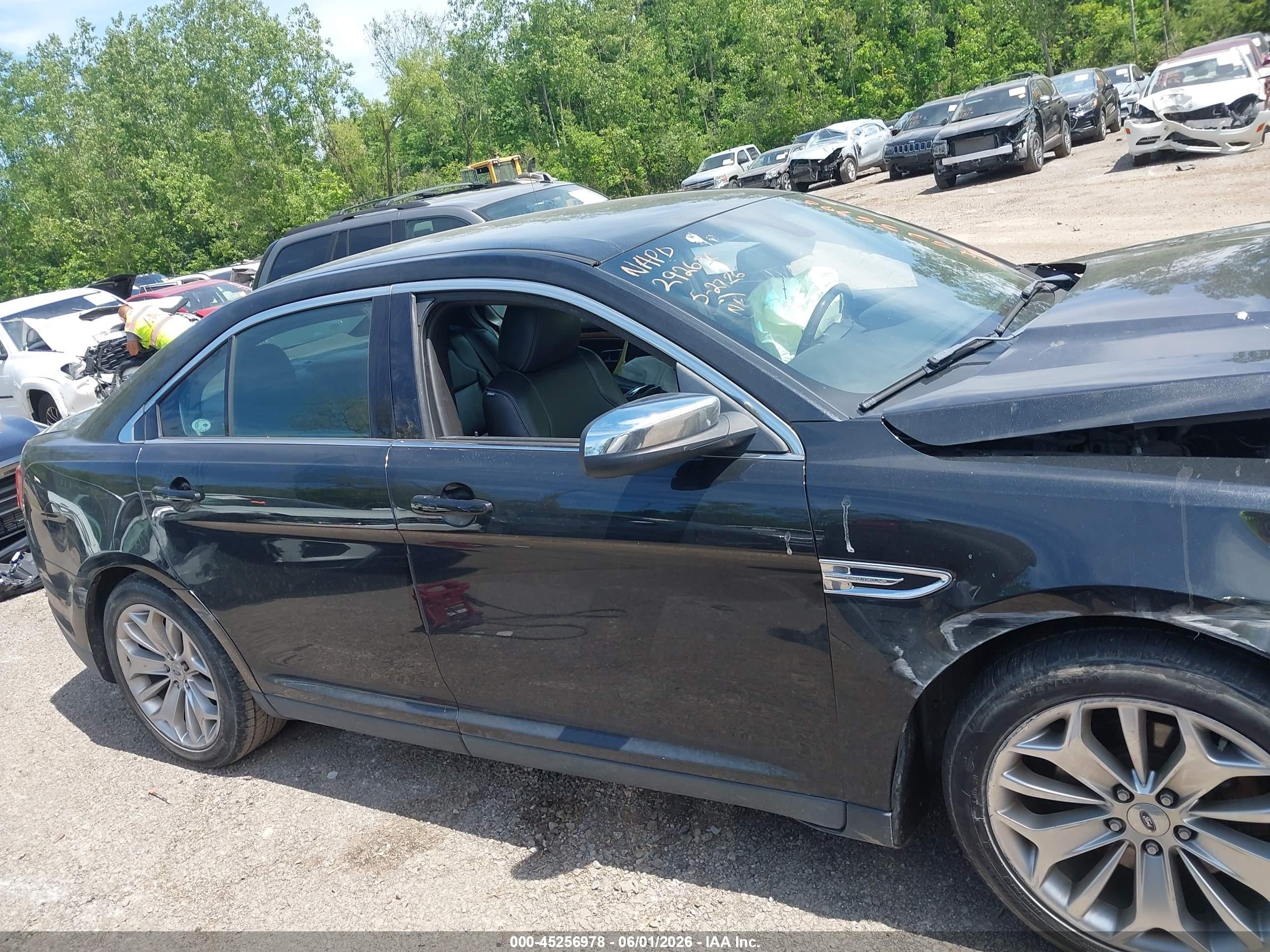 2013 Ford Taurus Limited Black vin: 1FAHP2F89DG102164