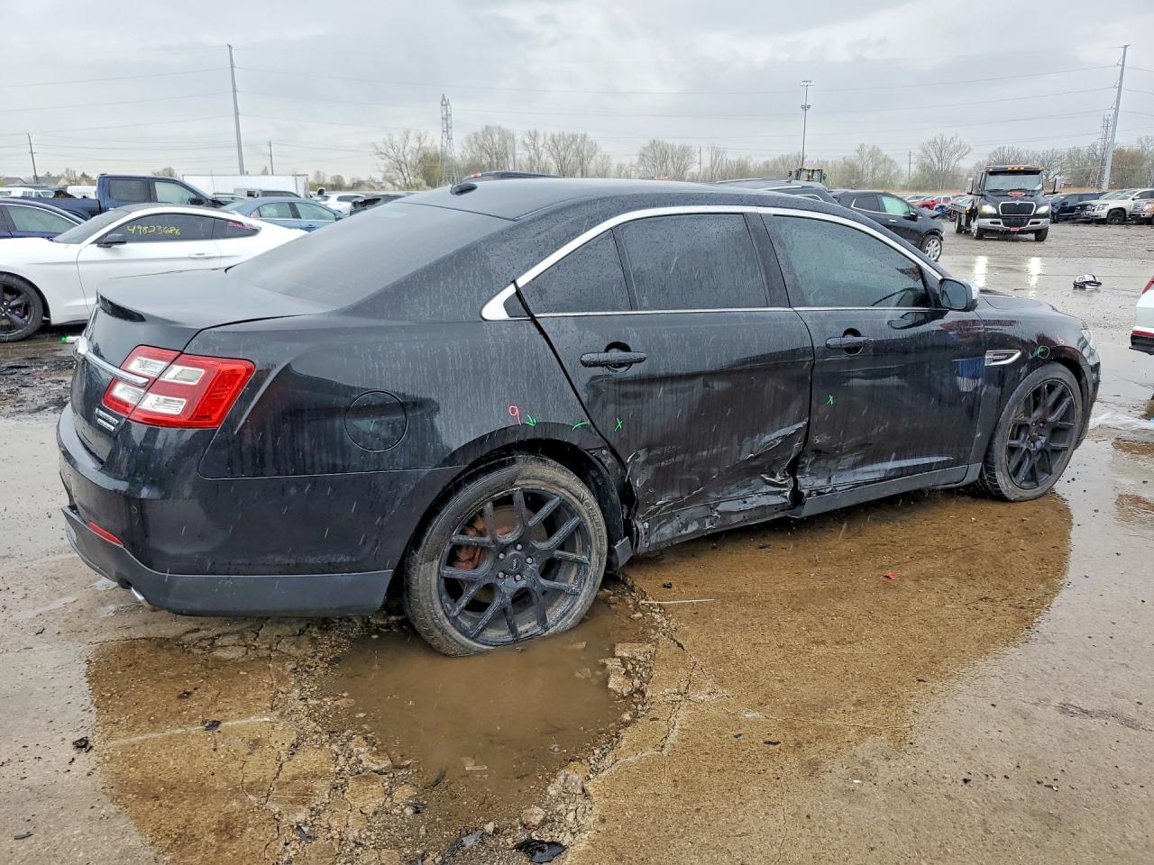 2013 Ford Taurus Limited Black vin: 1FAHP2F89DG174174