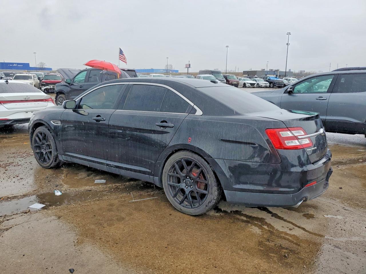 2013 Ford Taurus Limited Black vin: 1FAHP2F89DG174174