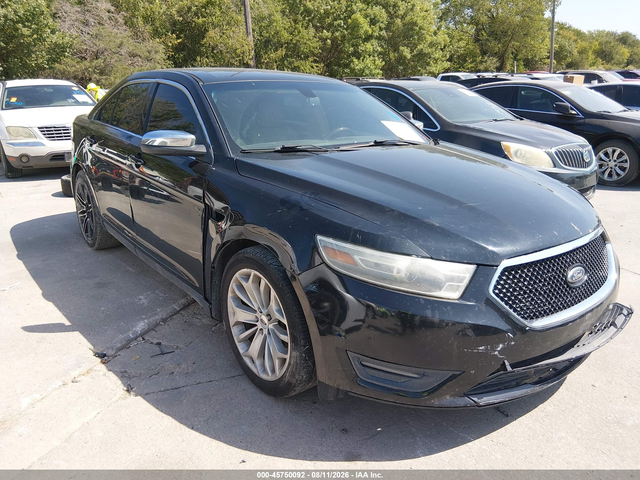2013 Ford Taurus Limited Black vin: 1FAHP2F89DG193498