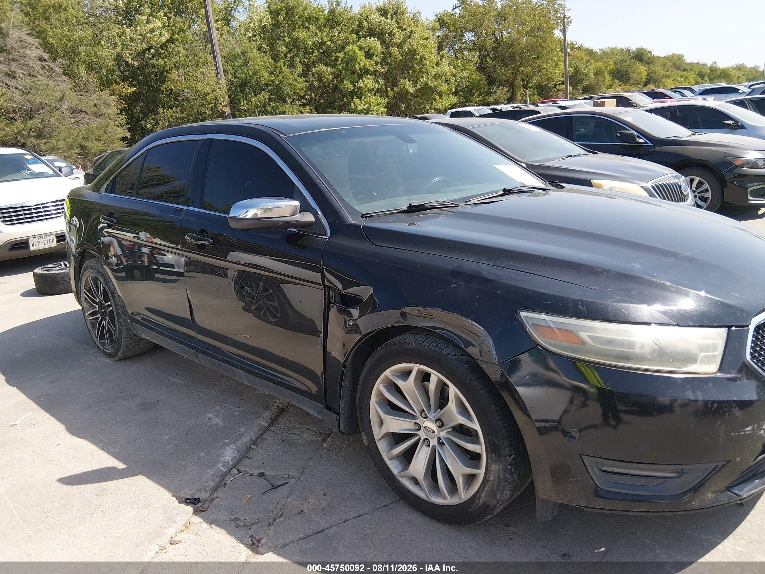 2013 Ford Taurus Limited Black vin: 1FAHP2F89DG193498