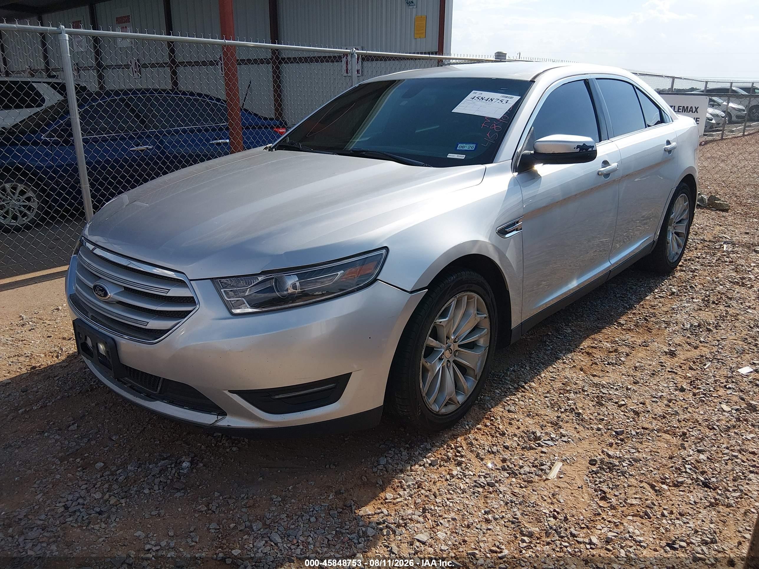2013 Ford Taurus Limited Silver vin: 1FAHP2F89DG204287