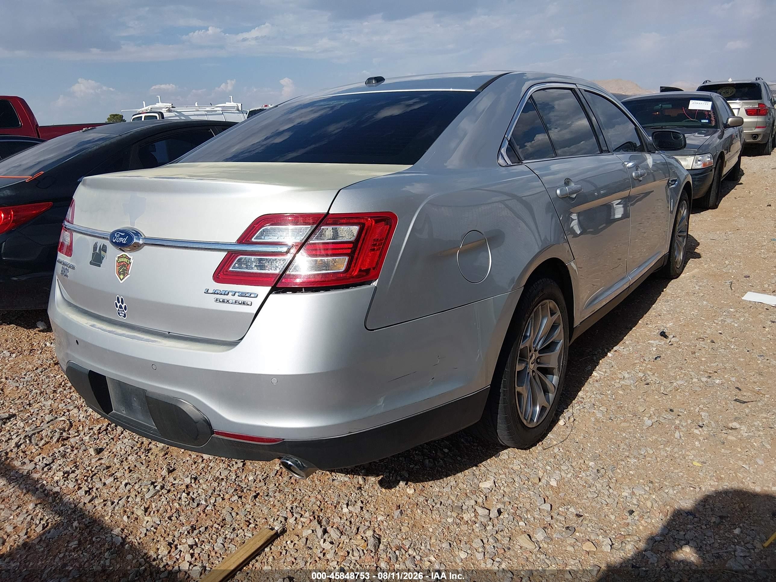 2013 Ford Taurus Limited Silver vin: 1FAHP2F89DG204287