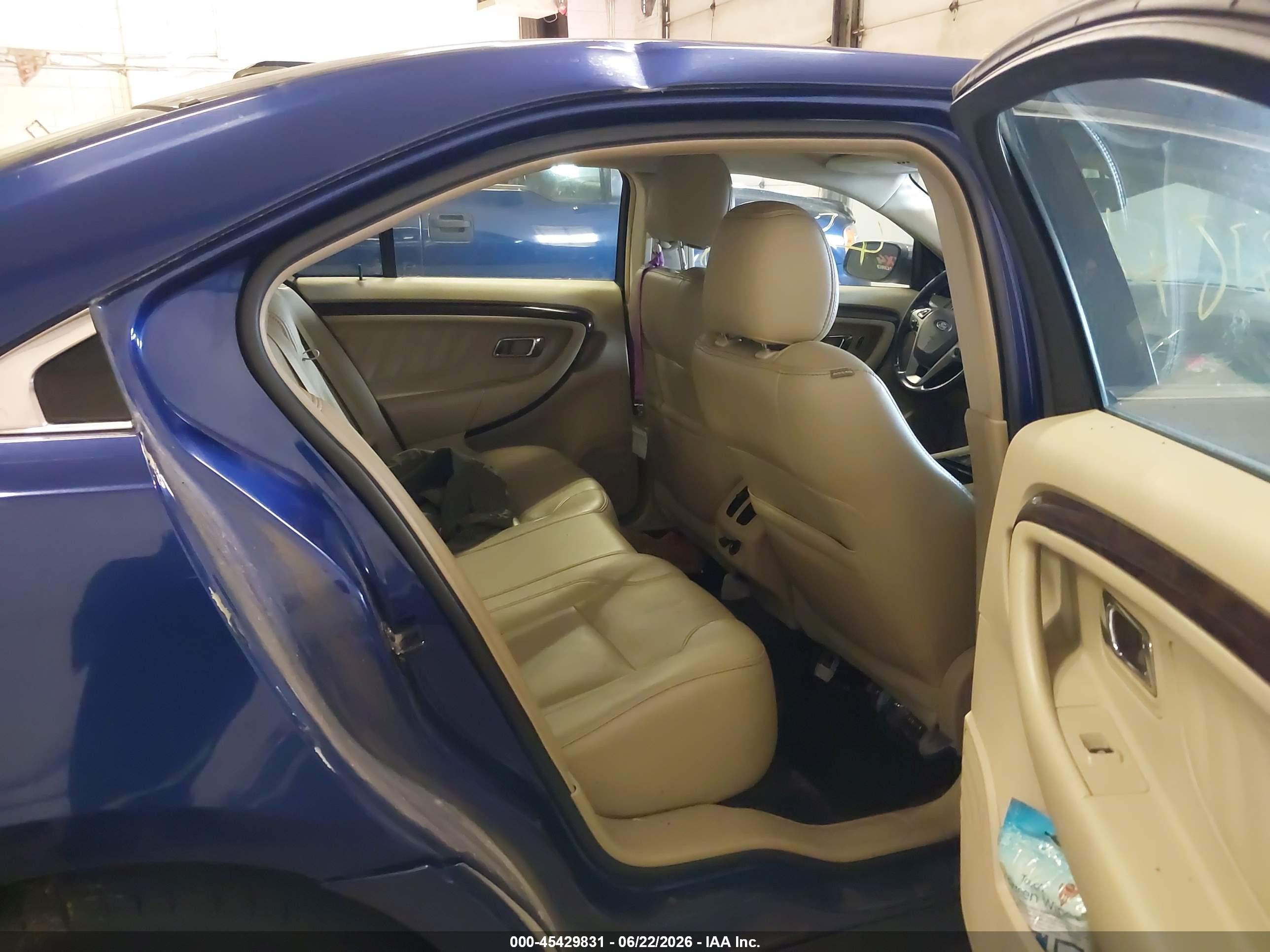 2013 Ford Taurus Limited Blue vin: 1FAHP2F89DG226290