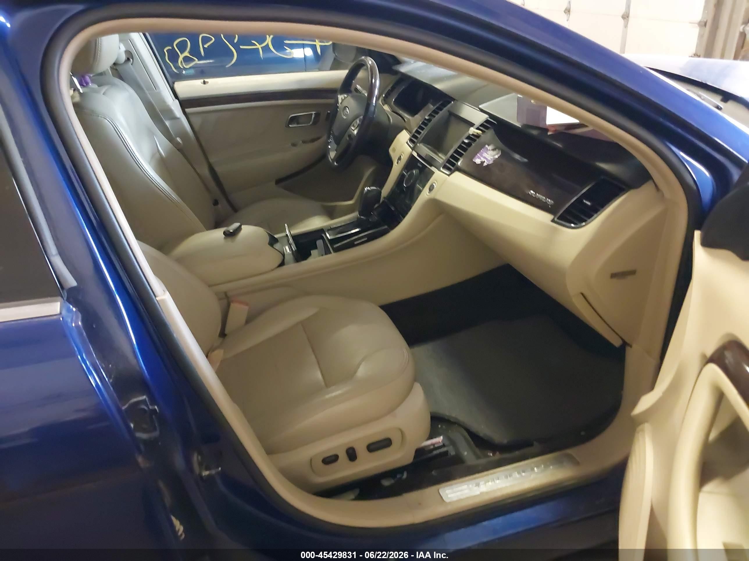 2013 Ford Taurus Limited Blue vin: 1FAHP2F89DG226290