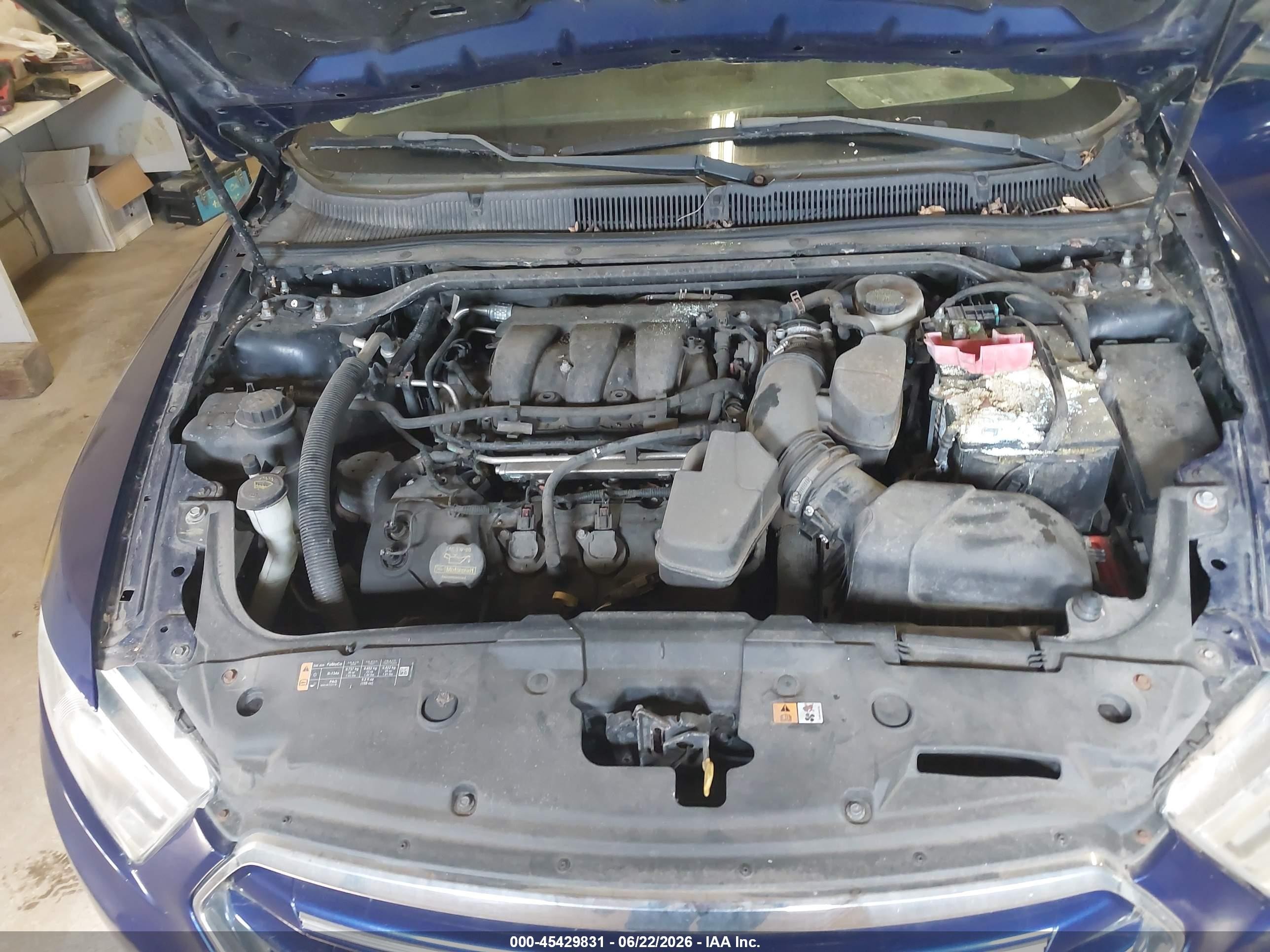 2013 Ford Taurus Limited Blue vin: 1FAHP2F89DG226290
