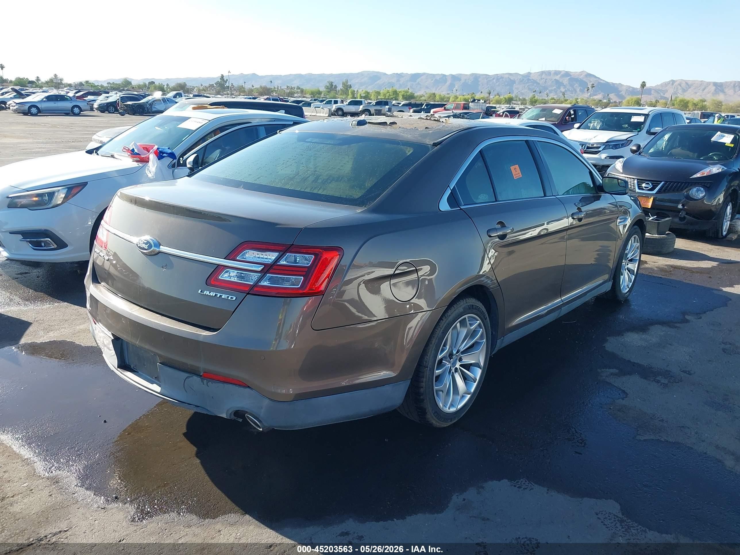 2015 Ford Taurus Limited Brown vin: 1FAHP2F89FG139461