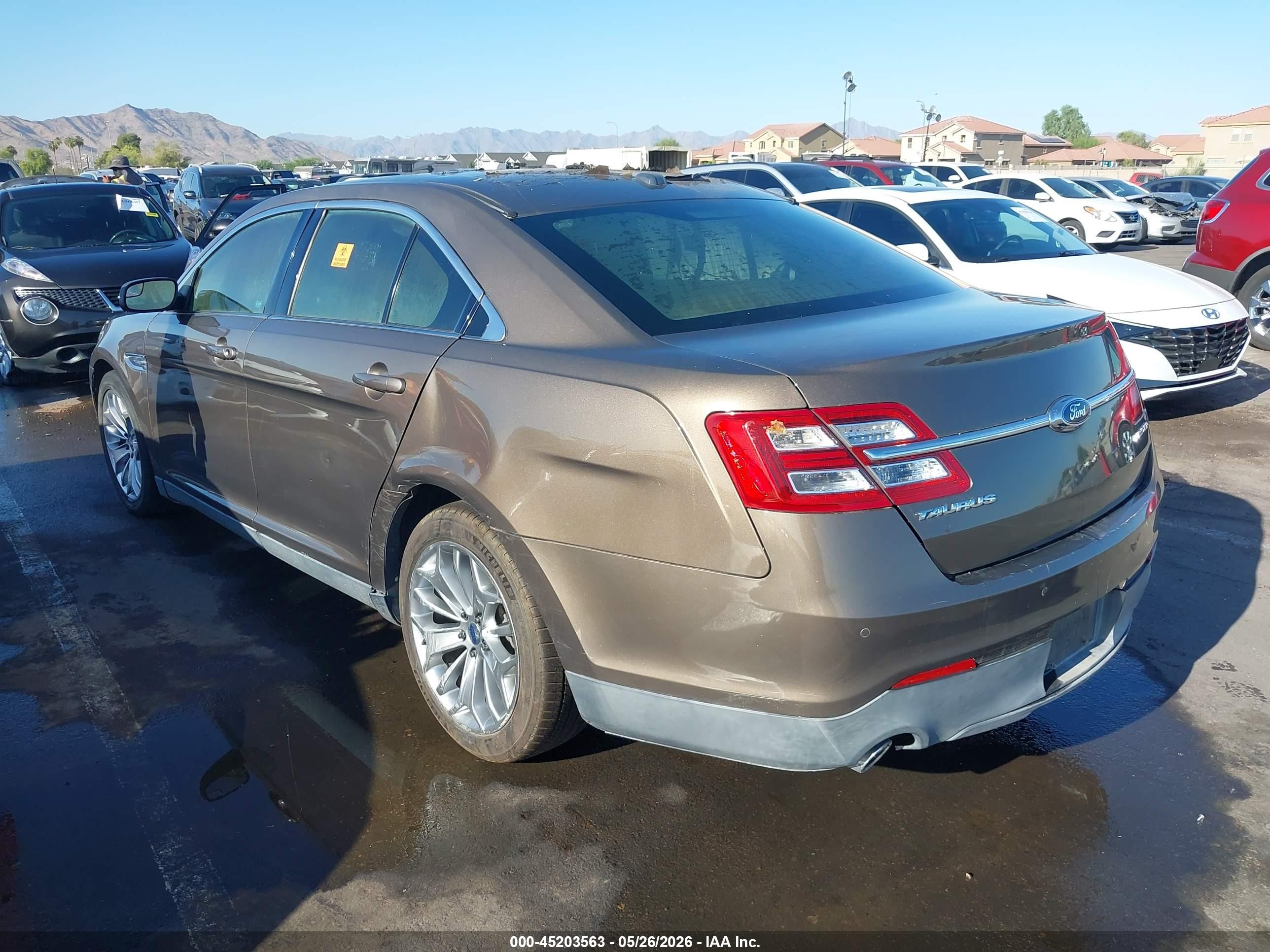 2015 Ford Taurus Limited Brown vin: 1FAHP2F89FG139461