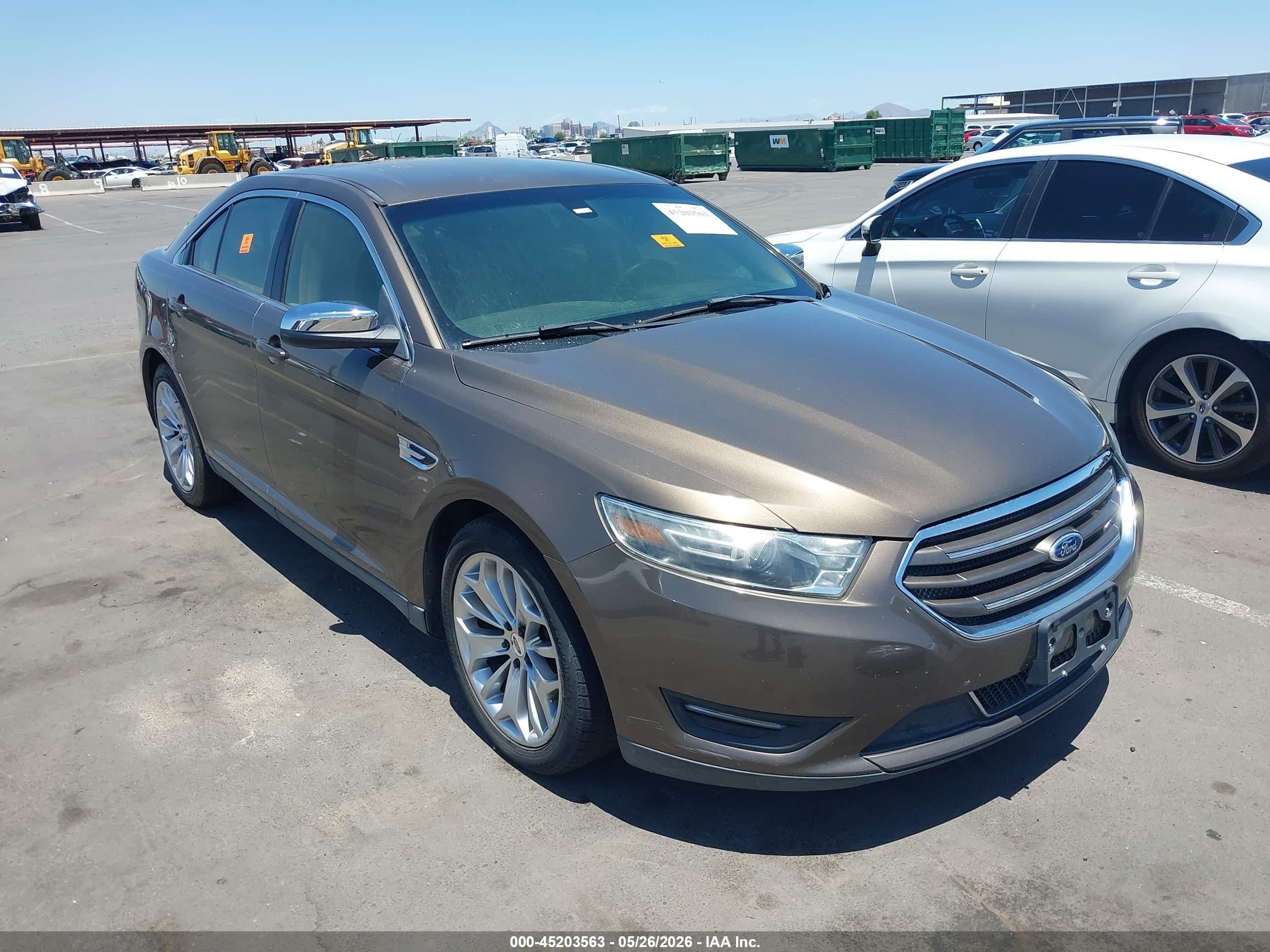 2015 Ford Taurus Limited Brown vin: 1FAHP2F89FG139461