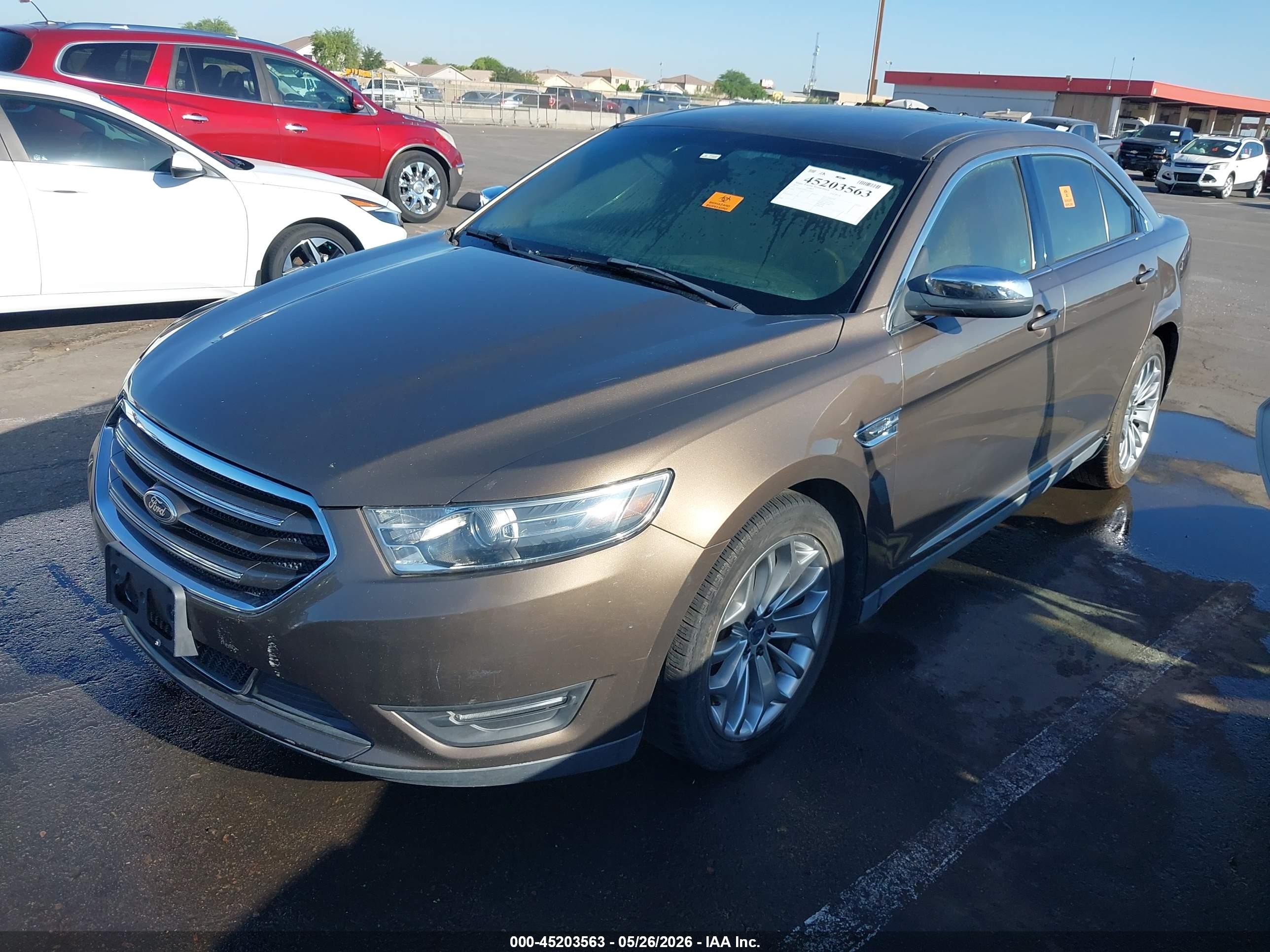 2015 Ford Taurus Limited Brown vin: 1FAHP2F89FG139461
