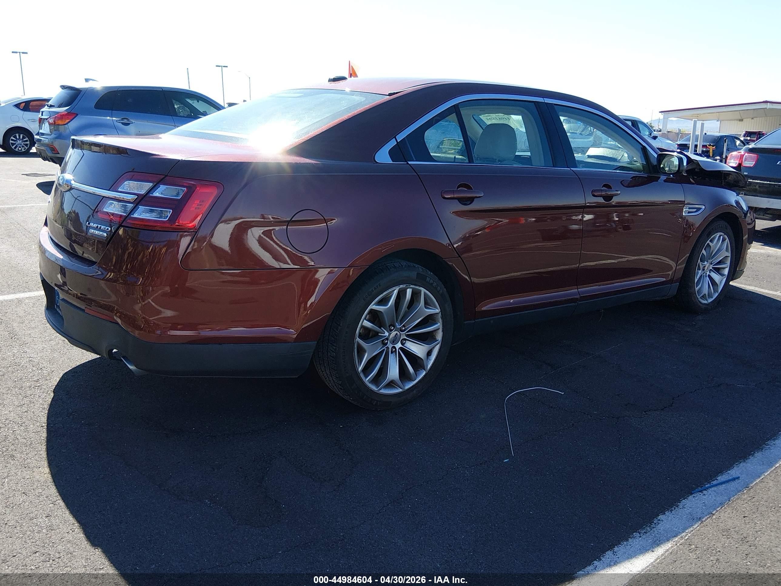 2015 Ford Taurus Limited Orange vin: 1FAHP2F89FG167583