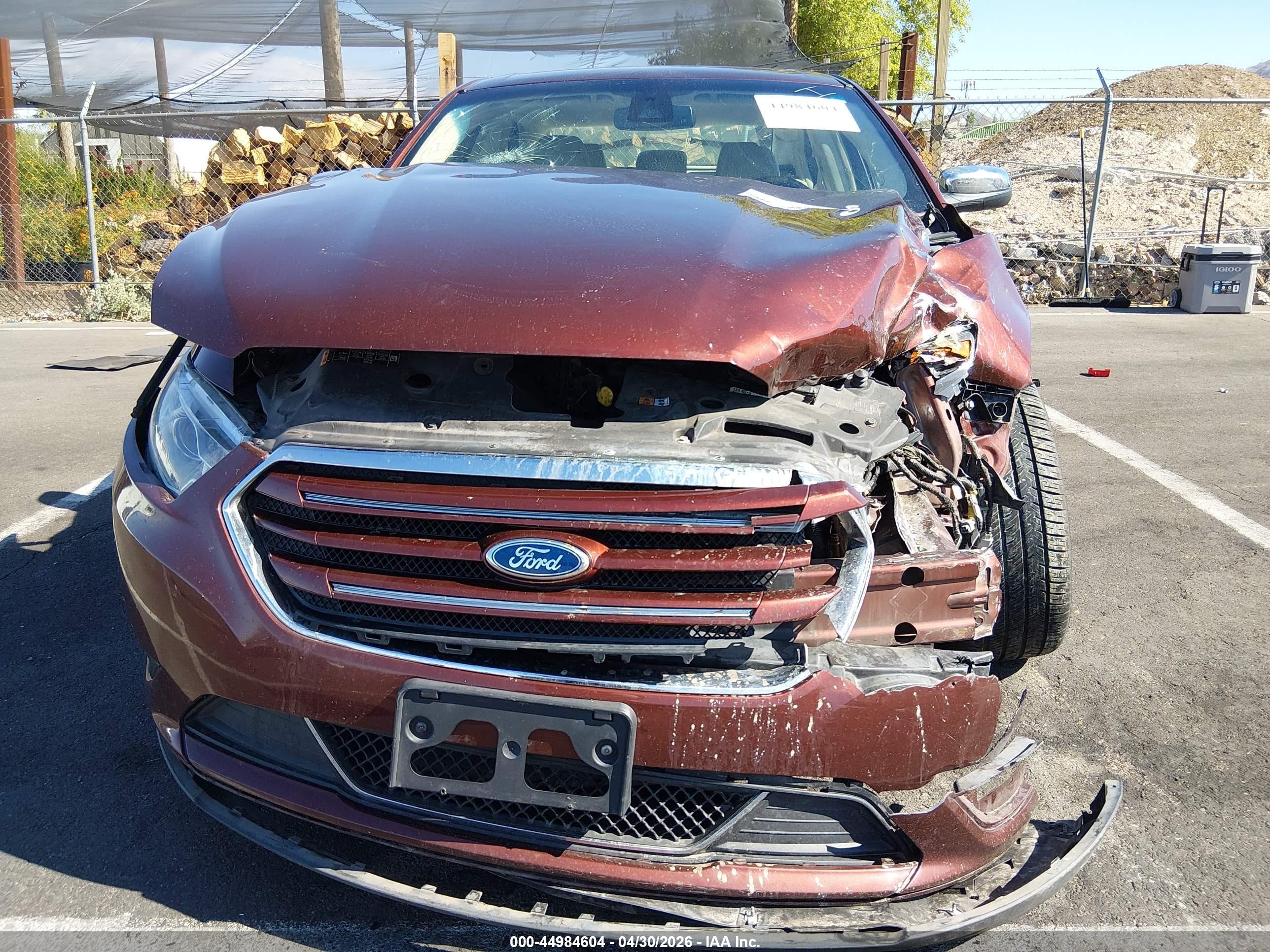2015 Ford Taurus Limited Orange vin: 1FAHP2F89FG167583