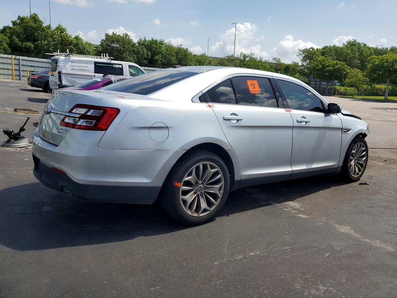 2013 Ford Taurus Limited Silver vin: 1FAHP2F8XDG185538