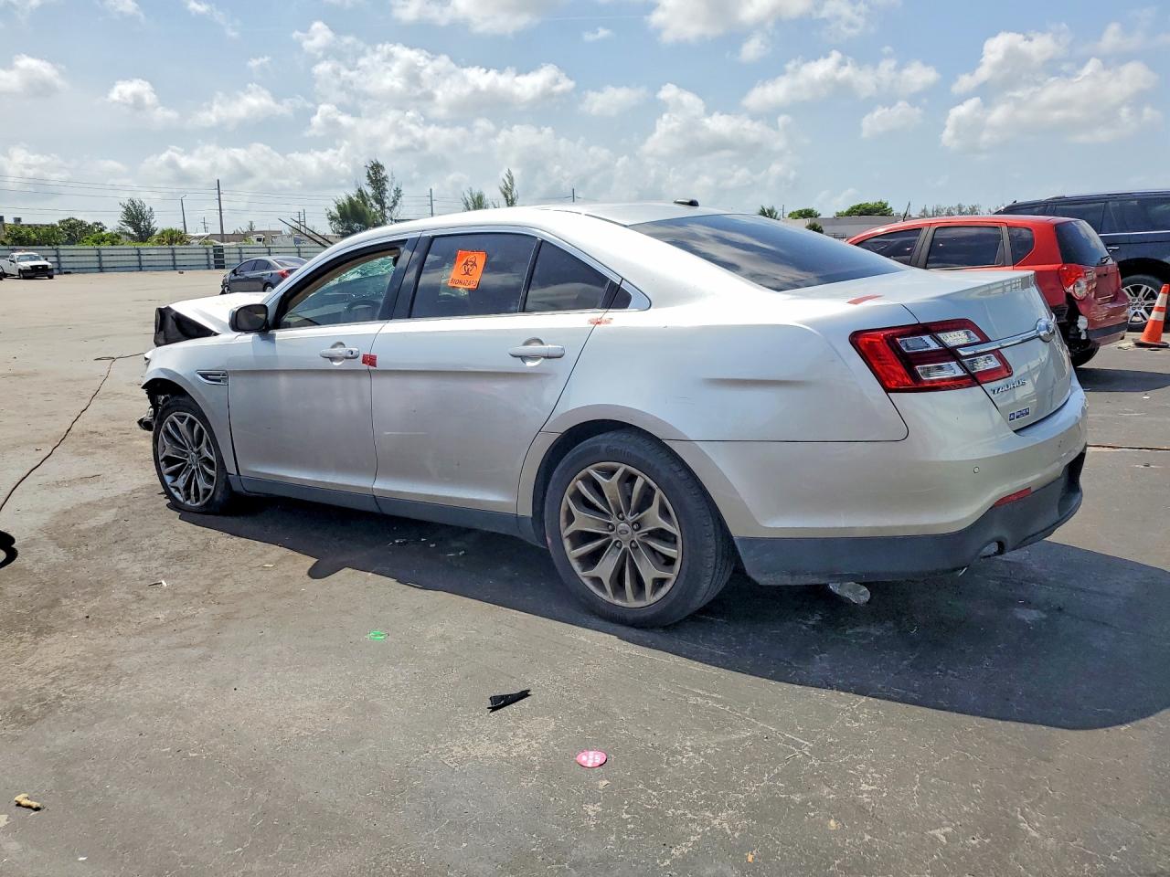 2013 Ford Taurus Limited Silver vin: 1FAHP2F8XDG185538