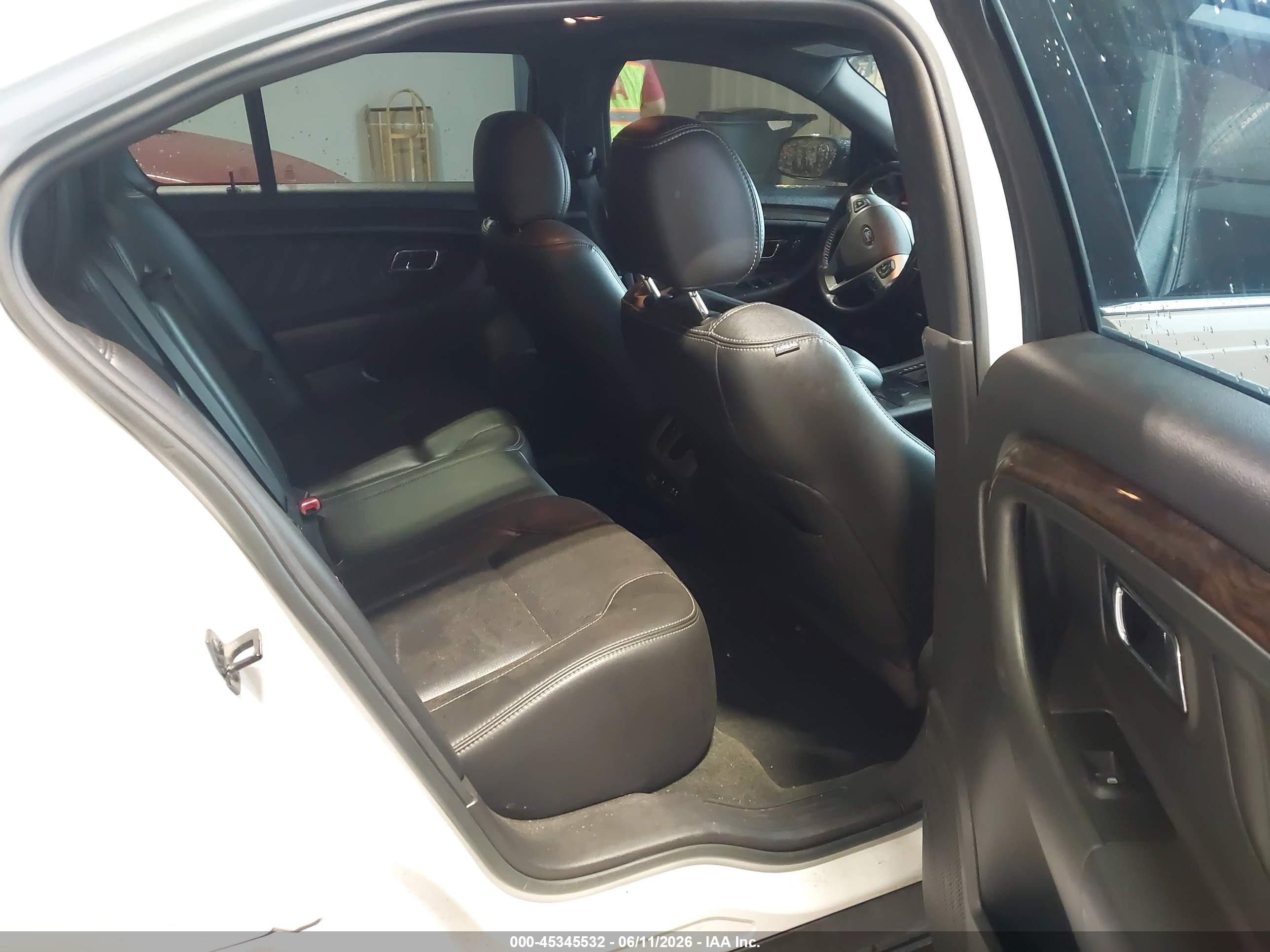 2013 Ford Taurus Limited White vin: 1FAHP2F8XDG214665