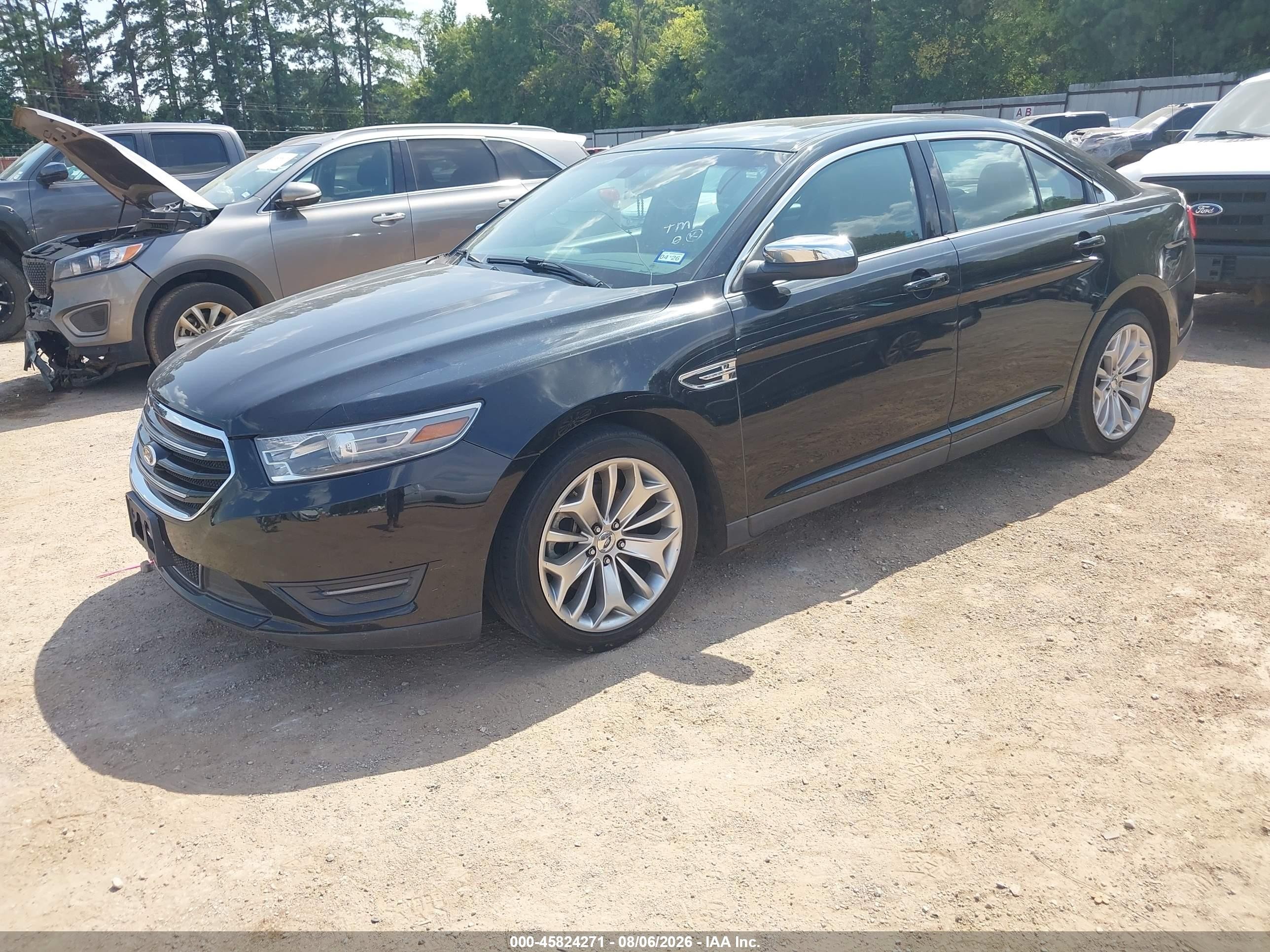 2013 Ford Taurus Limited Black vin: 1FAHP2F8XDG229473