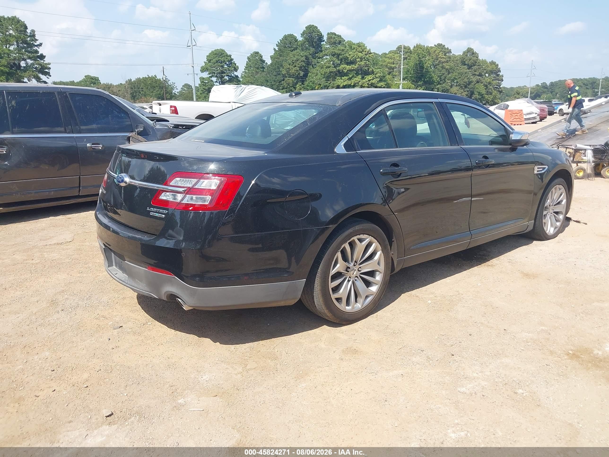 2013 Ford Taurus Limited Black vin: 1FAHP2F8XDG229473