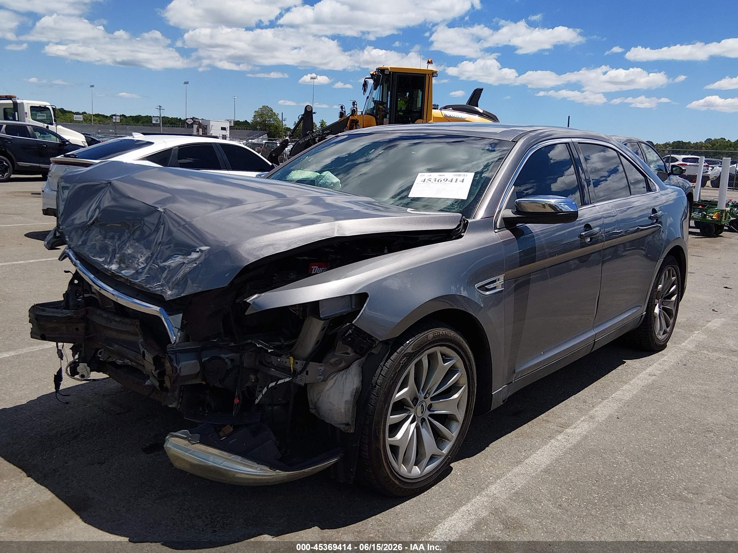 2014 Ford Taurus Limited Gray vin: 1FAHP2F8XEG105074