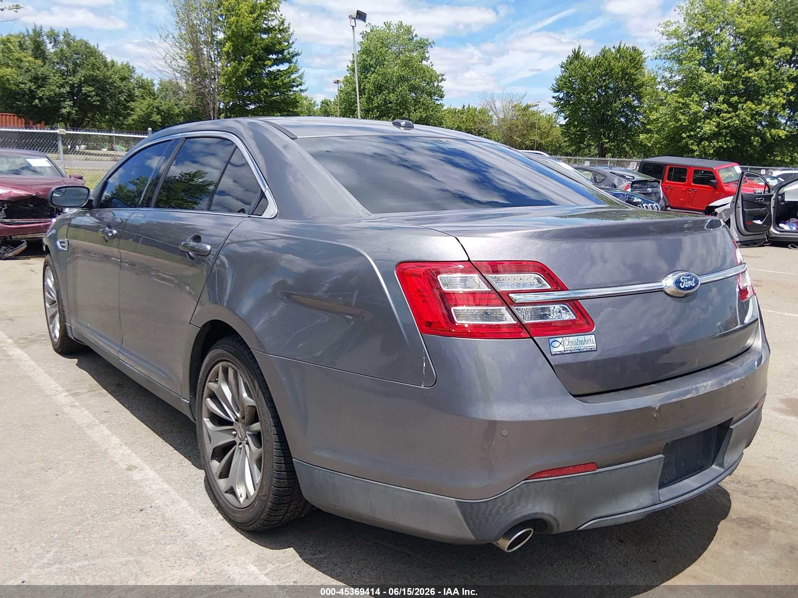 2014 Ford Taurus Limited Gray vin: 1FAHP2F8XEG105074