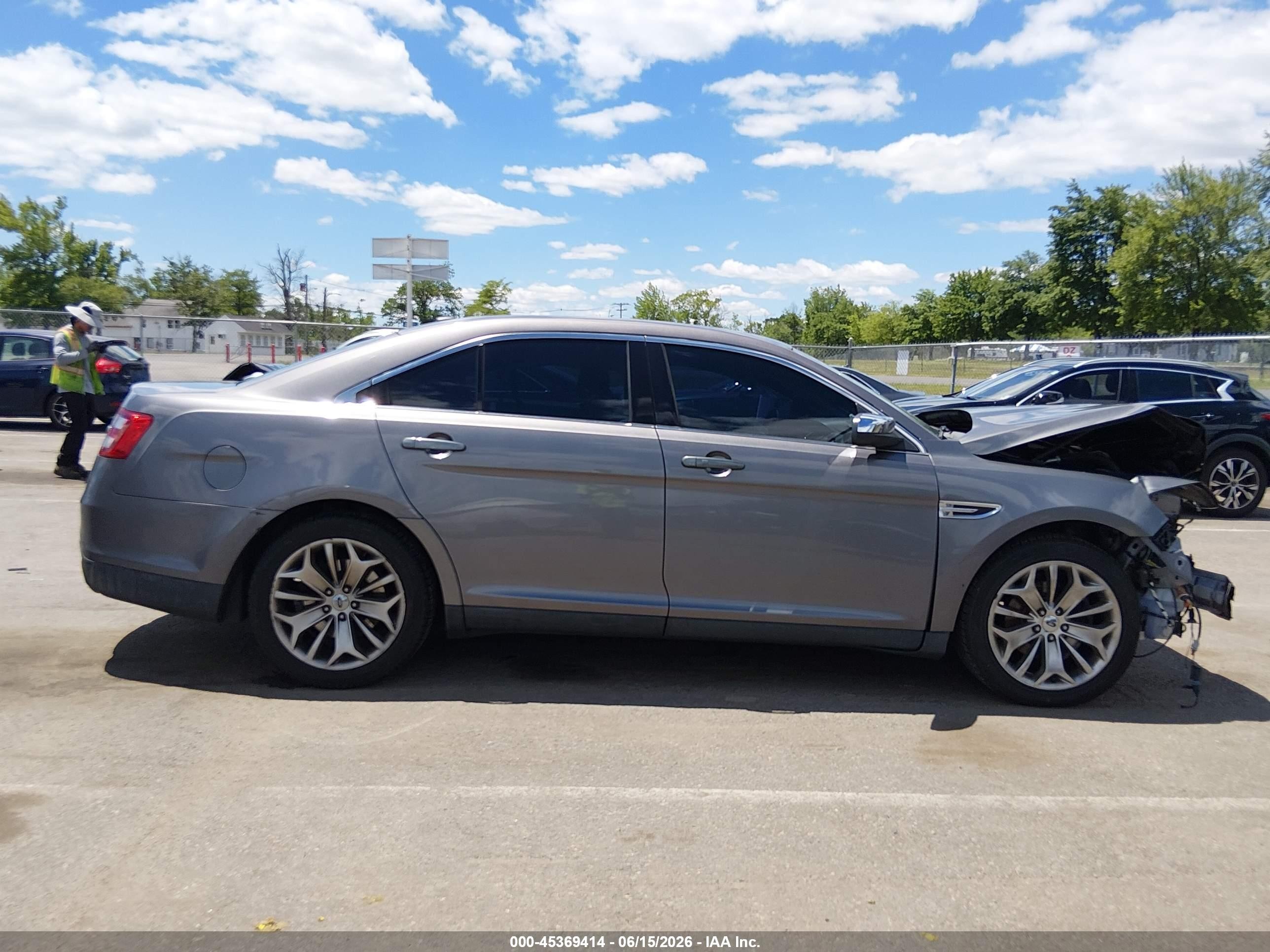 2014 Ford Taurus Limited Gray vin: 1FAHP2F8XEG105074