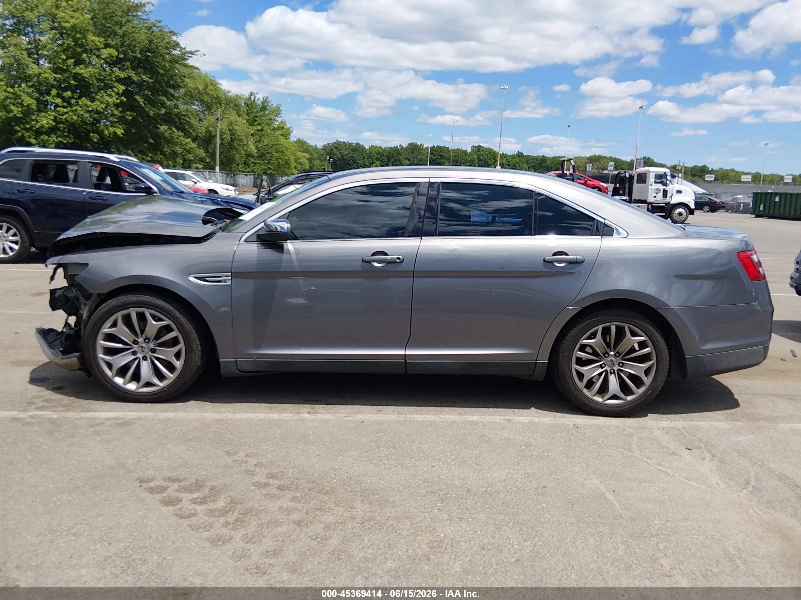2014 Ford Taurus Limited Gray vin: 1FAHP2F8XEG105074